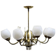 Brass Chandelier Paavo Tynell