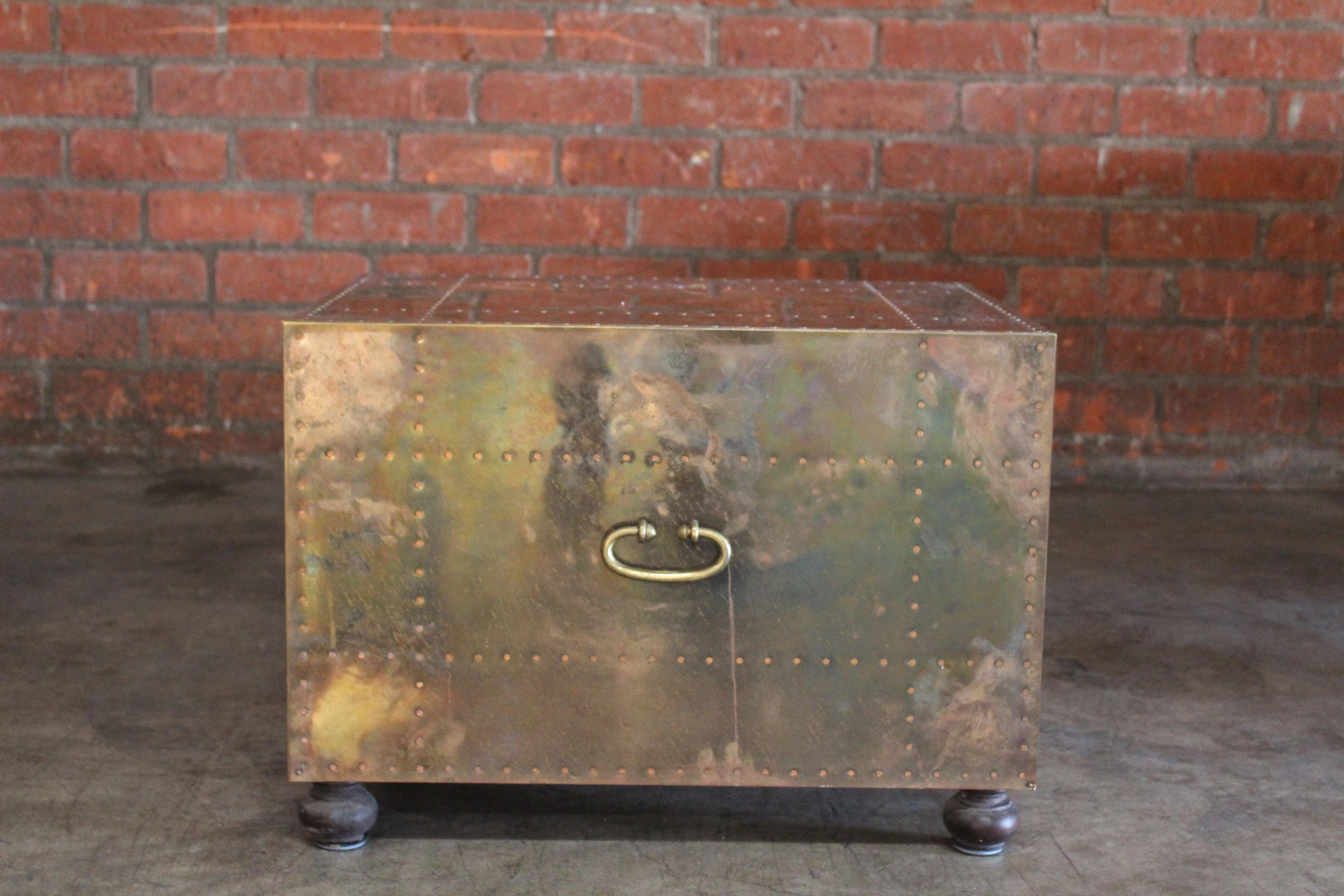 Brass Chest by Sarried, Spain, 1970s 1