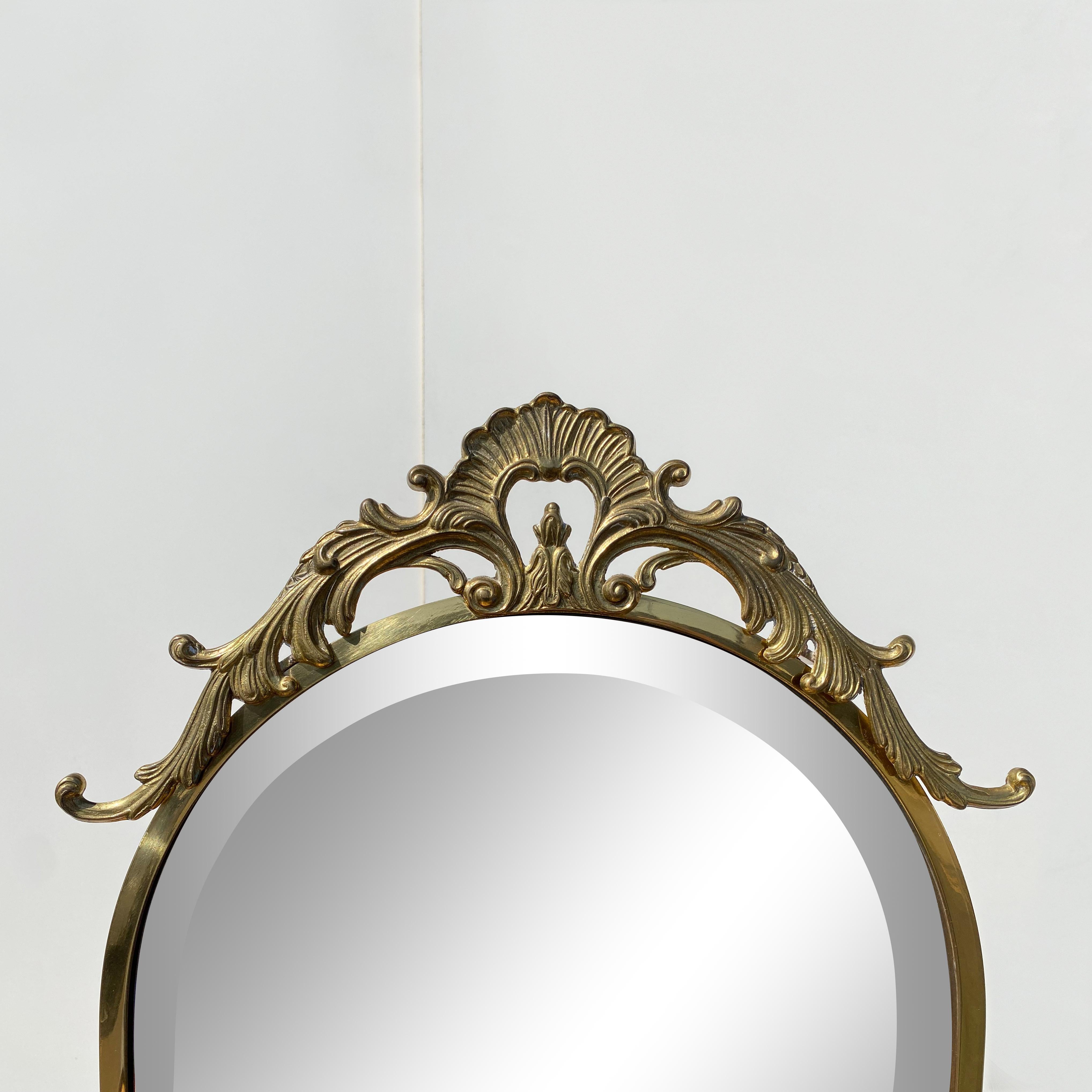 American Brass Cheval Mirror