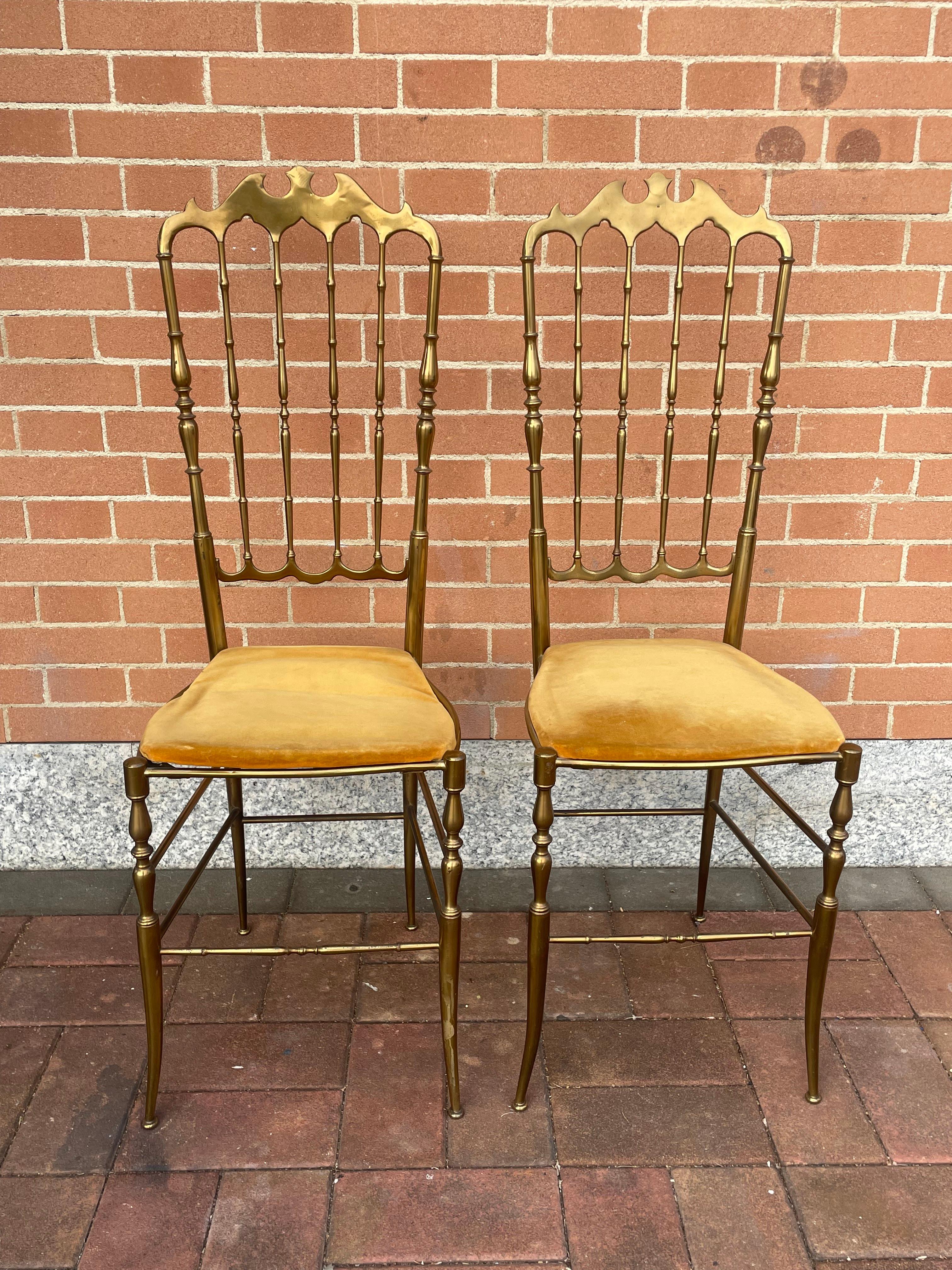 Brass Chiavari Chairs, Italy, 1950s 12