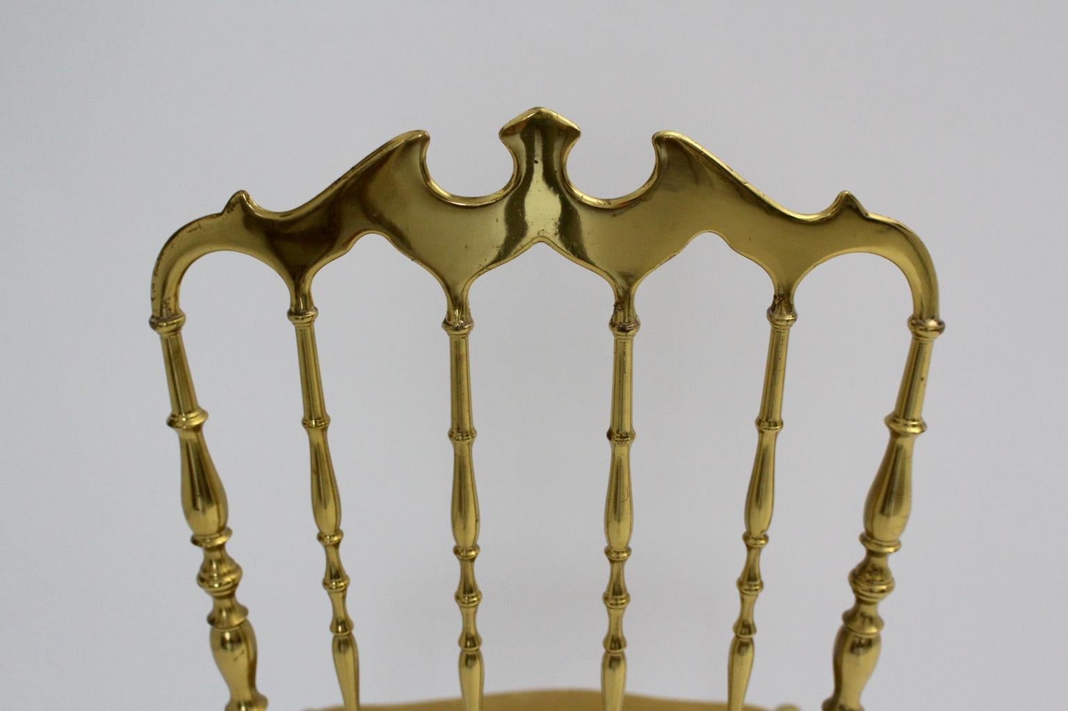 antique brass chairs