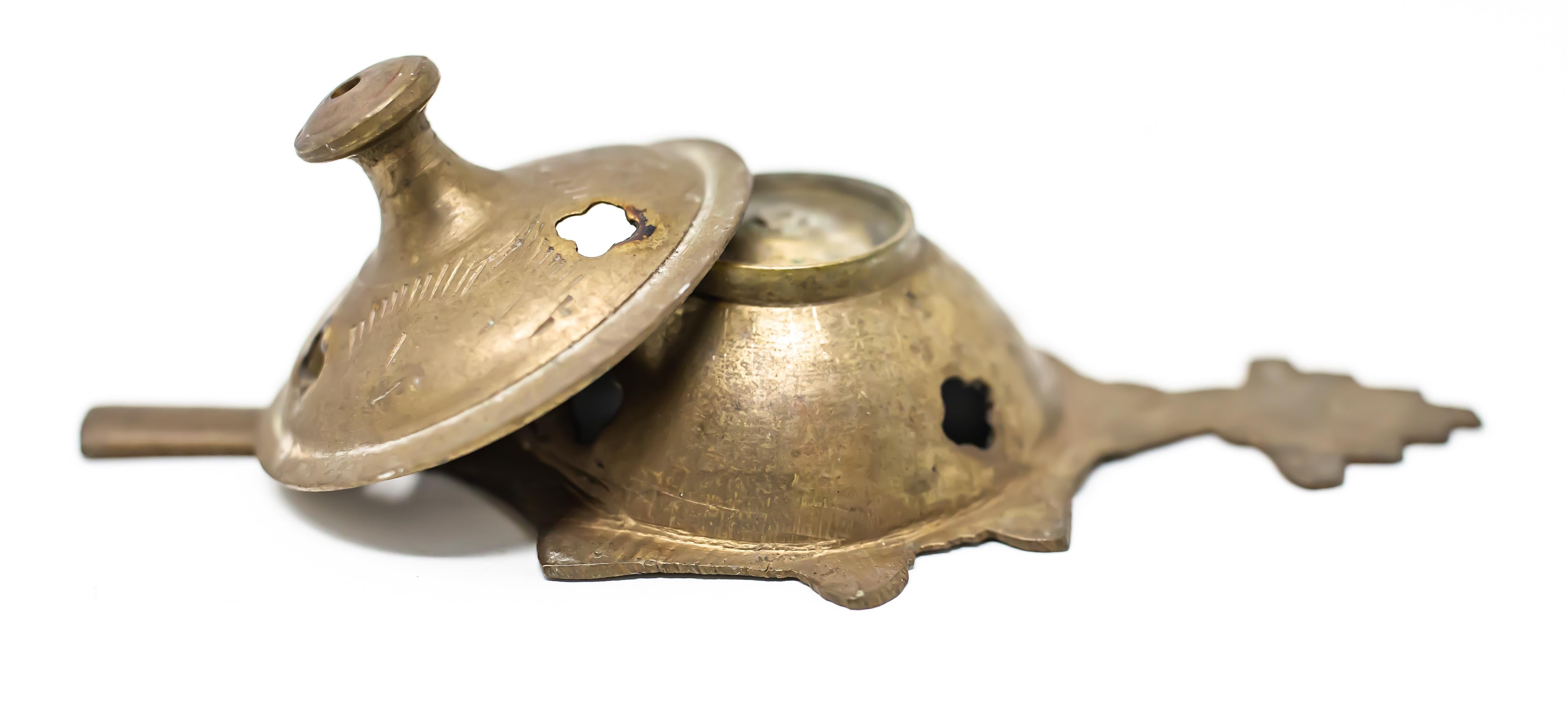 20th Century Brass Chinese Censer For Sale