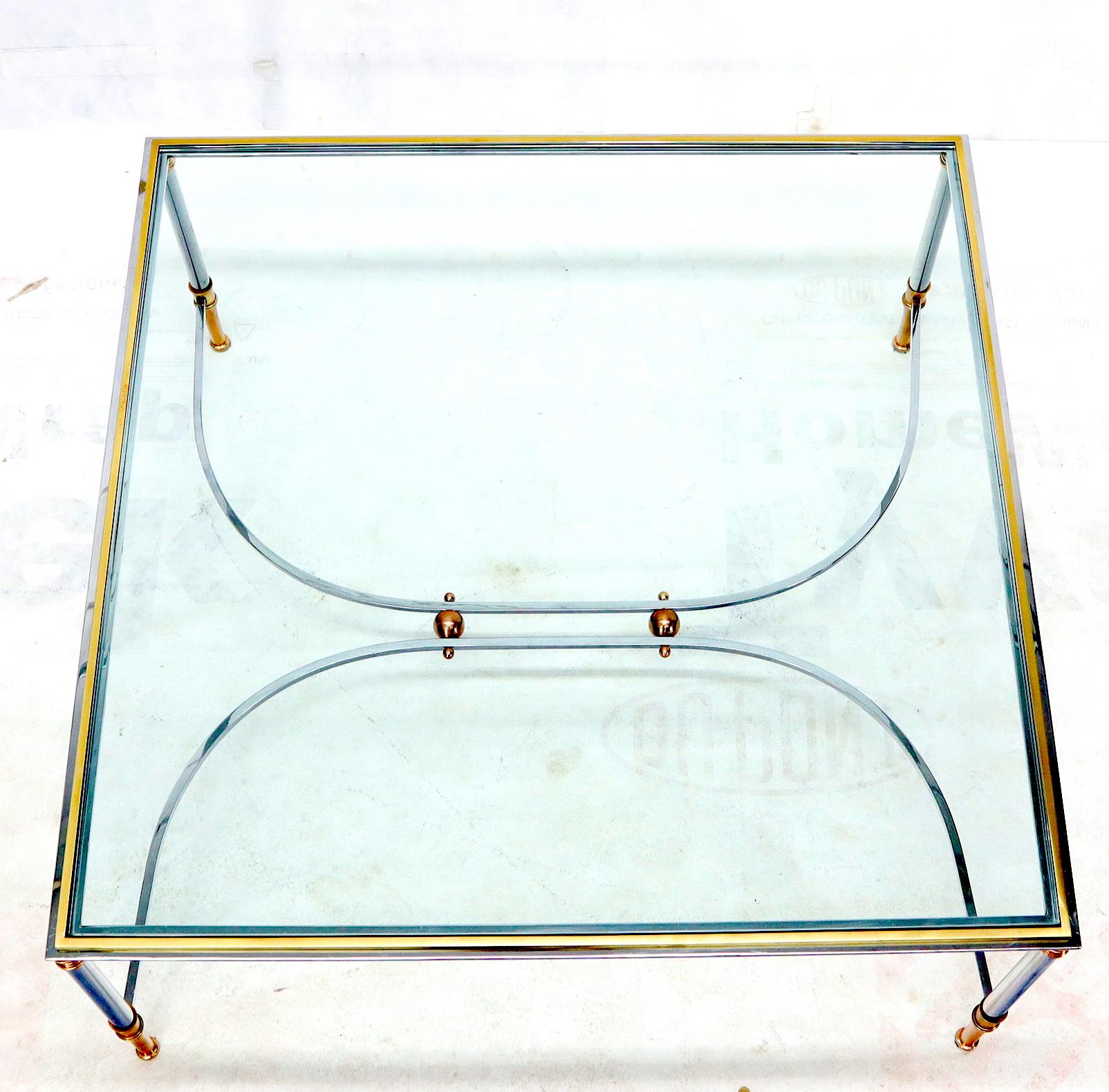 copper glass coffee table