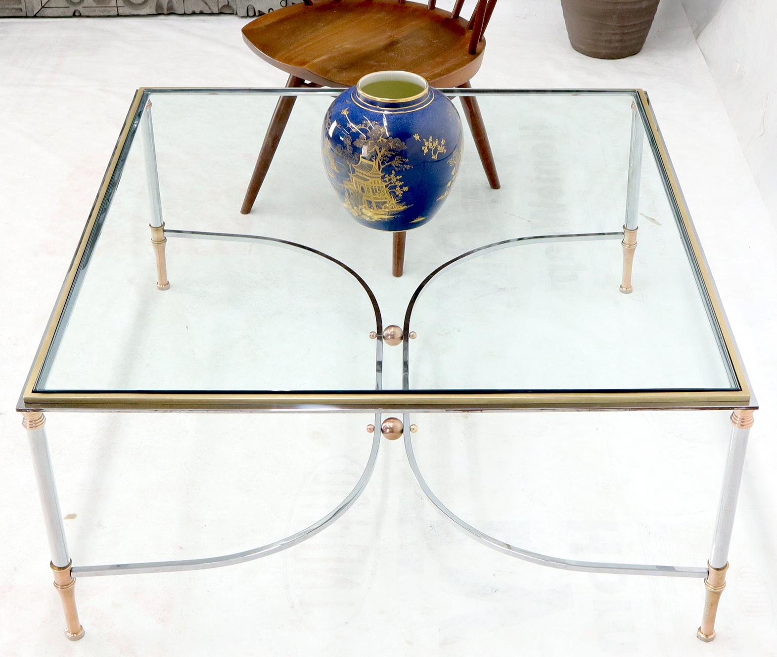 48 square glass coffee table