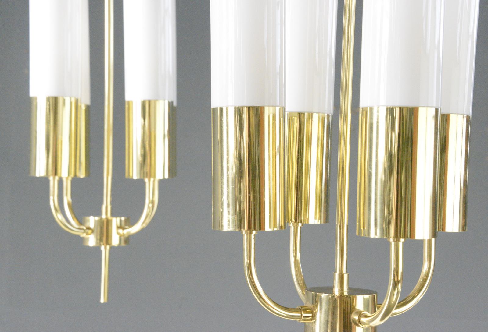 Tedesco Church's Light in ottone di Glashütte Limburg, circa anni '70 in vendita