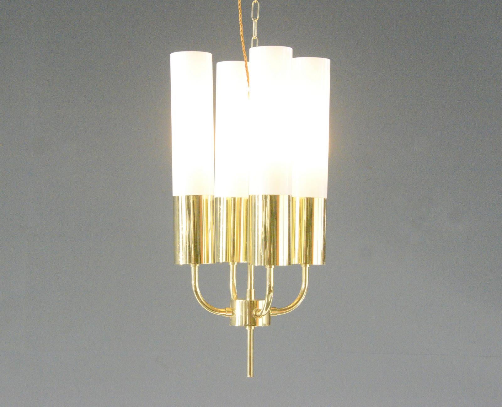 Church's Light in ottone di Glashütte Limburg, circa anni '70 in vendita 2