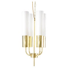 Brass Church Lights By Glashütte Limburg Circa 1970s