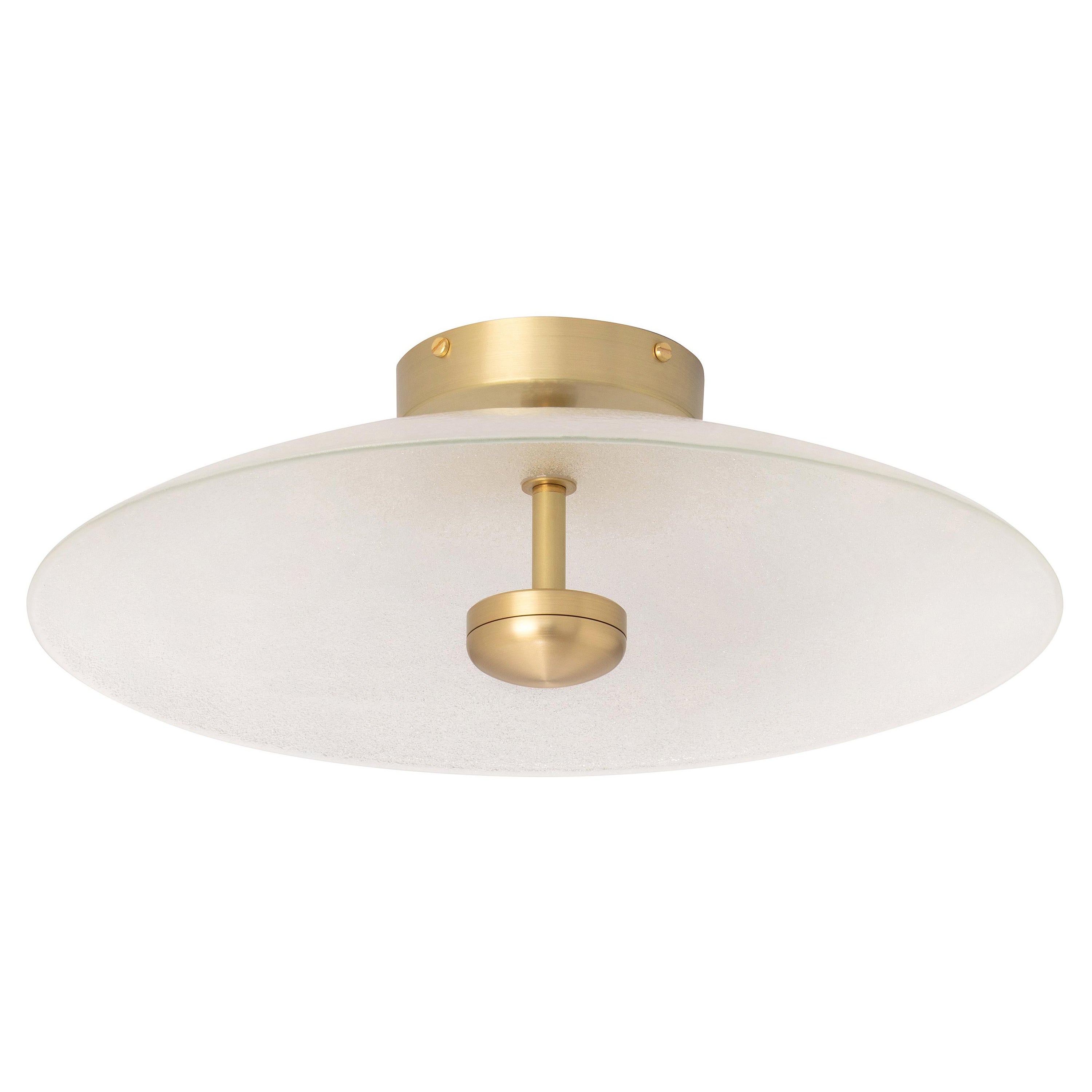 Brass Cielo Large Ceiling Lamp by CTO Lighting For Sale