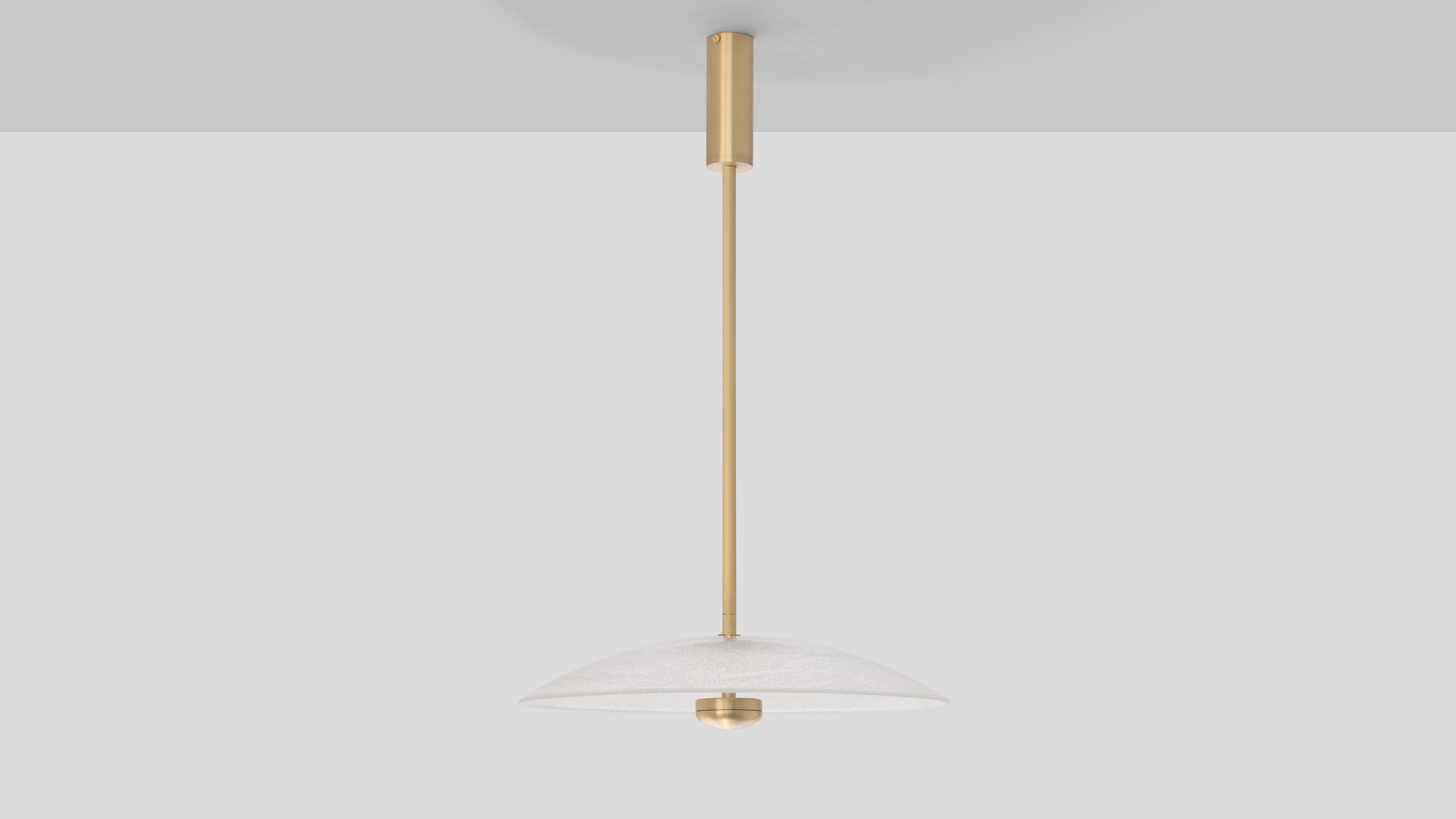 Modern Brass Cielo Large Pendant by CTO Lighting For Sale