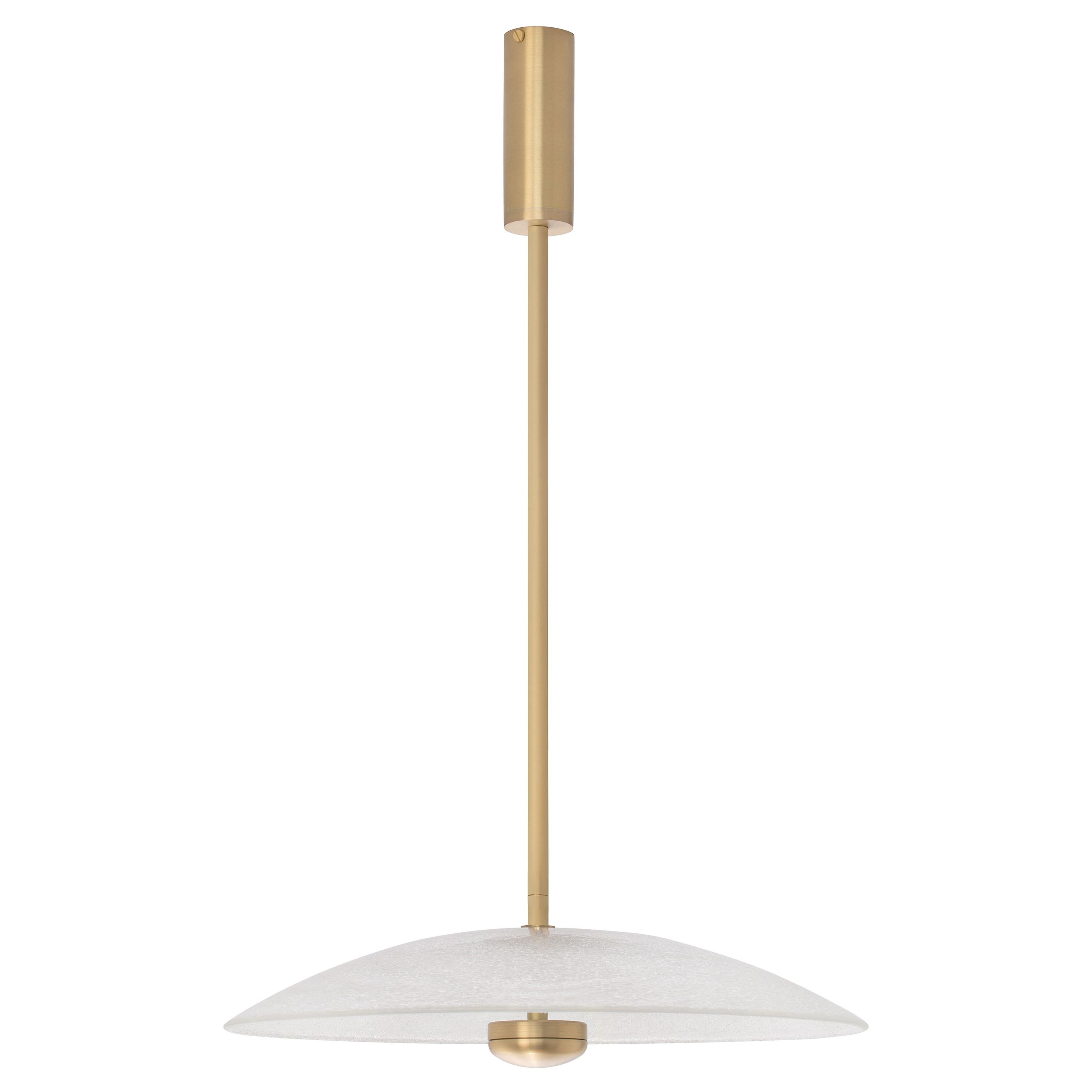 Brass Cielo Large Pendant by CTO Lighting For Sale