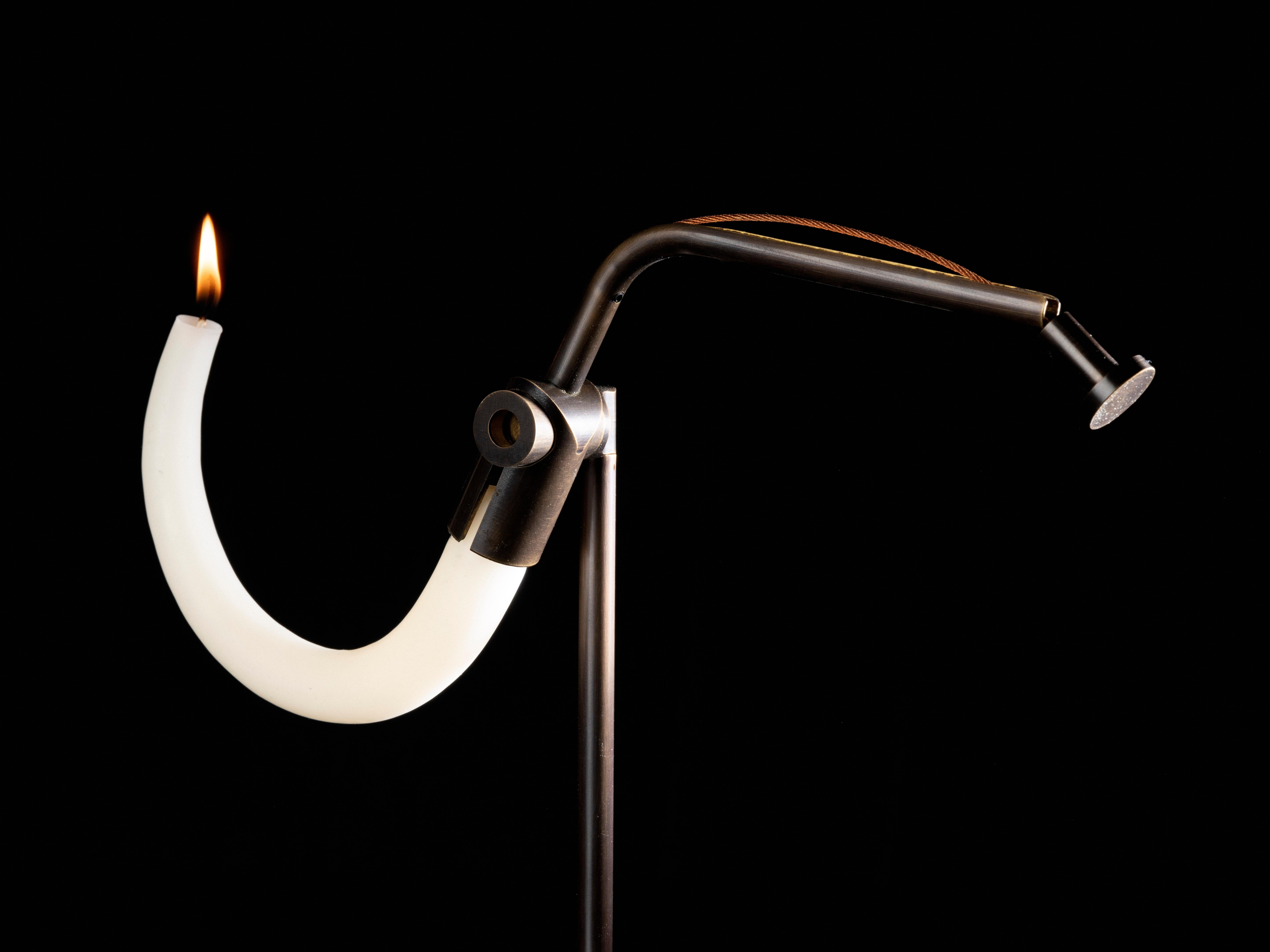 Kreis-Kerzenhalter aus Messing von Gentner Design im Zustand „Neu“ im Angebot in Geneve, CH