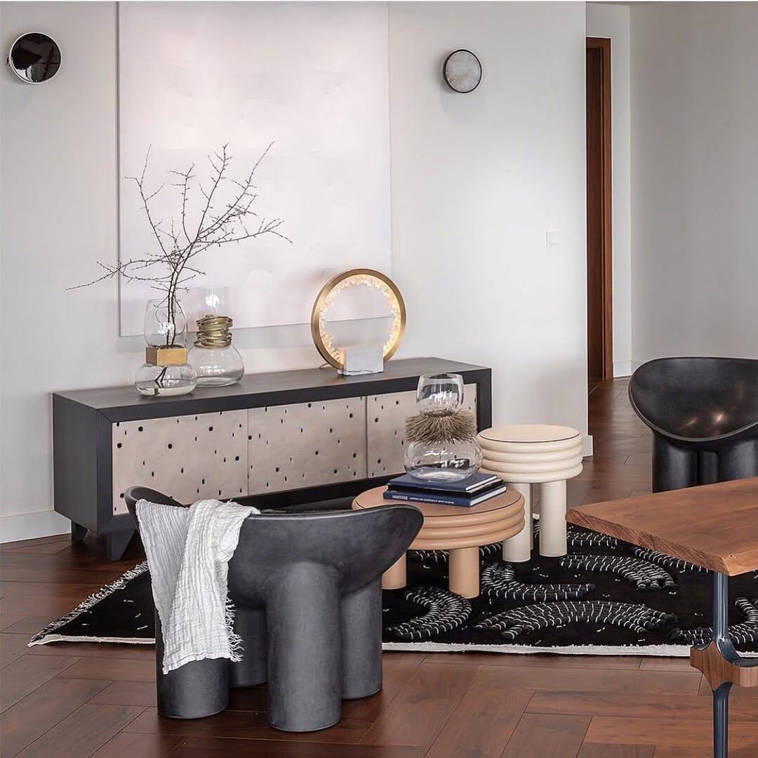 Lampada da tavolo in ottone Circle Natural Uncut Crystal Marble di Christopher Boots in vendita 4