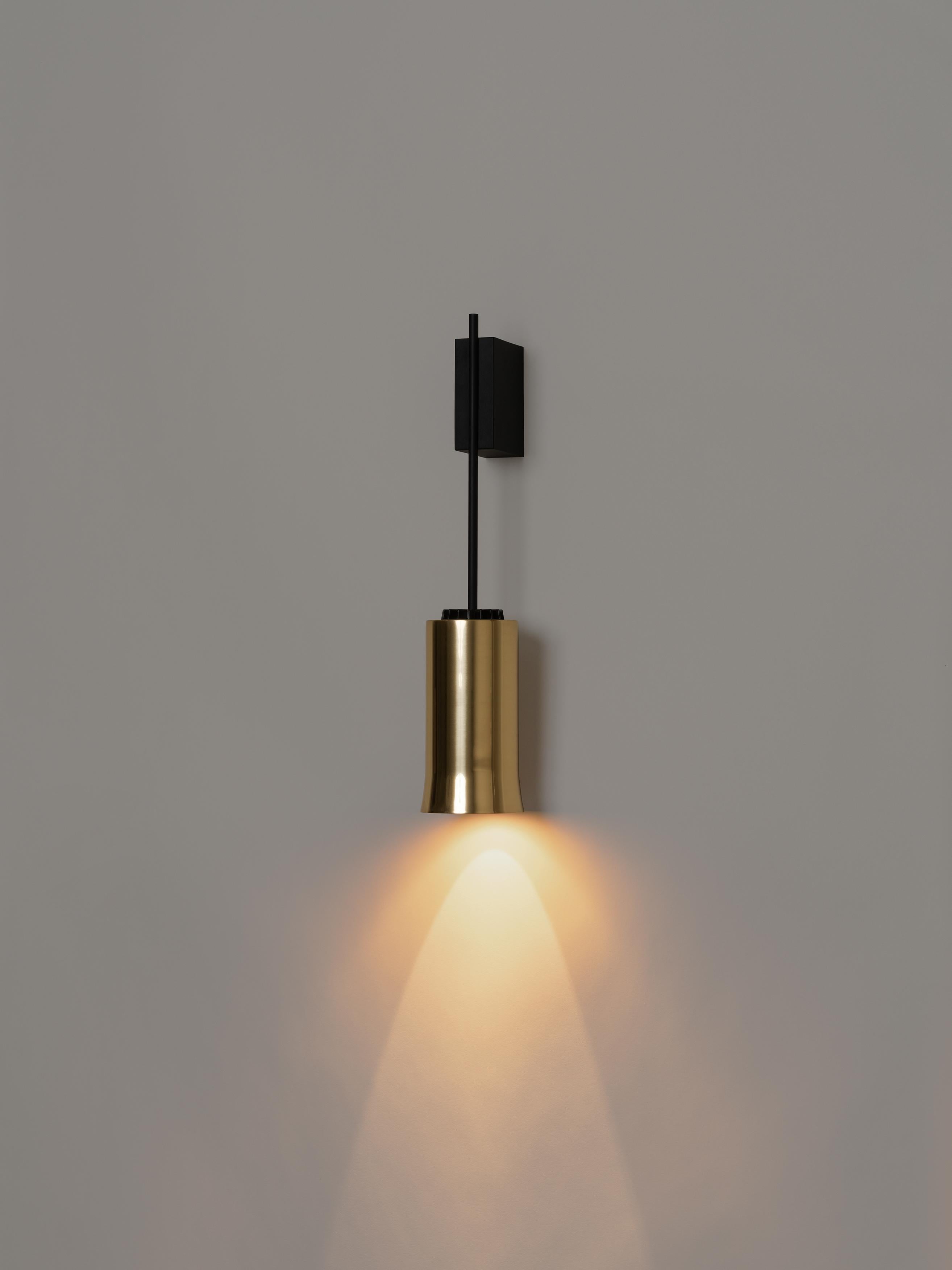 Modern Brass Cirio Wall Lamp by Antoni Arola For Sale