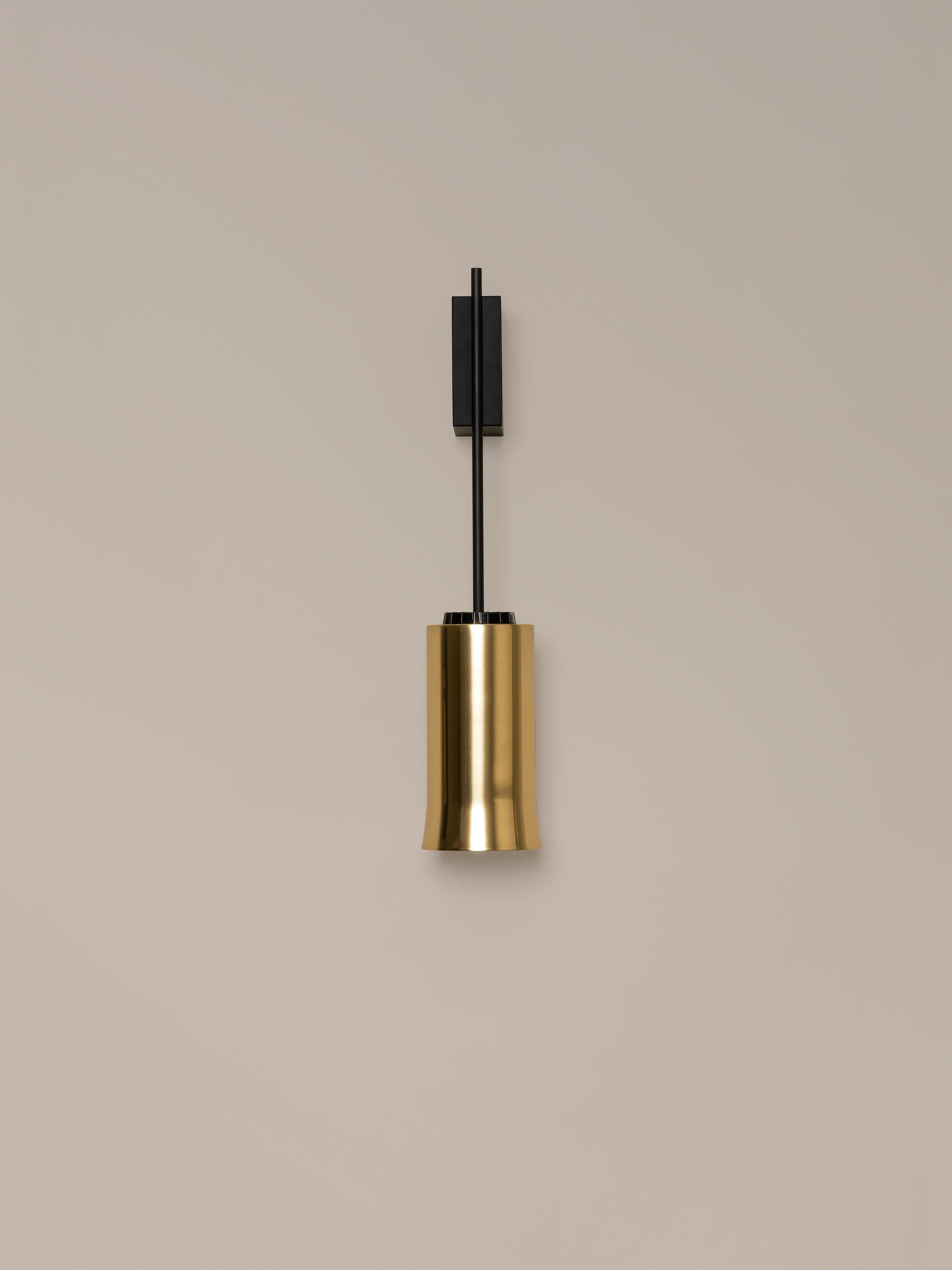 Spanish Brass Cirio Wall Lamp by Antoni Arola For Sale