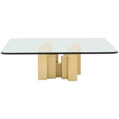 Brass Cityscape Coffee Table