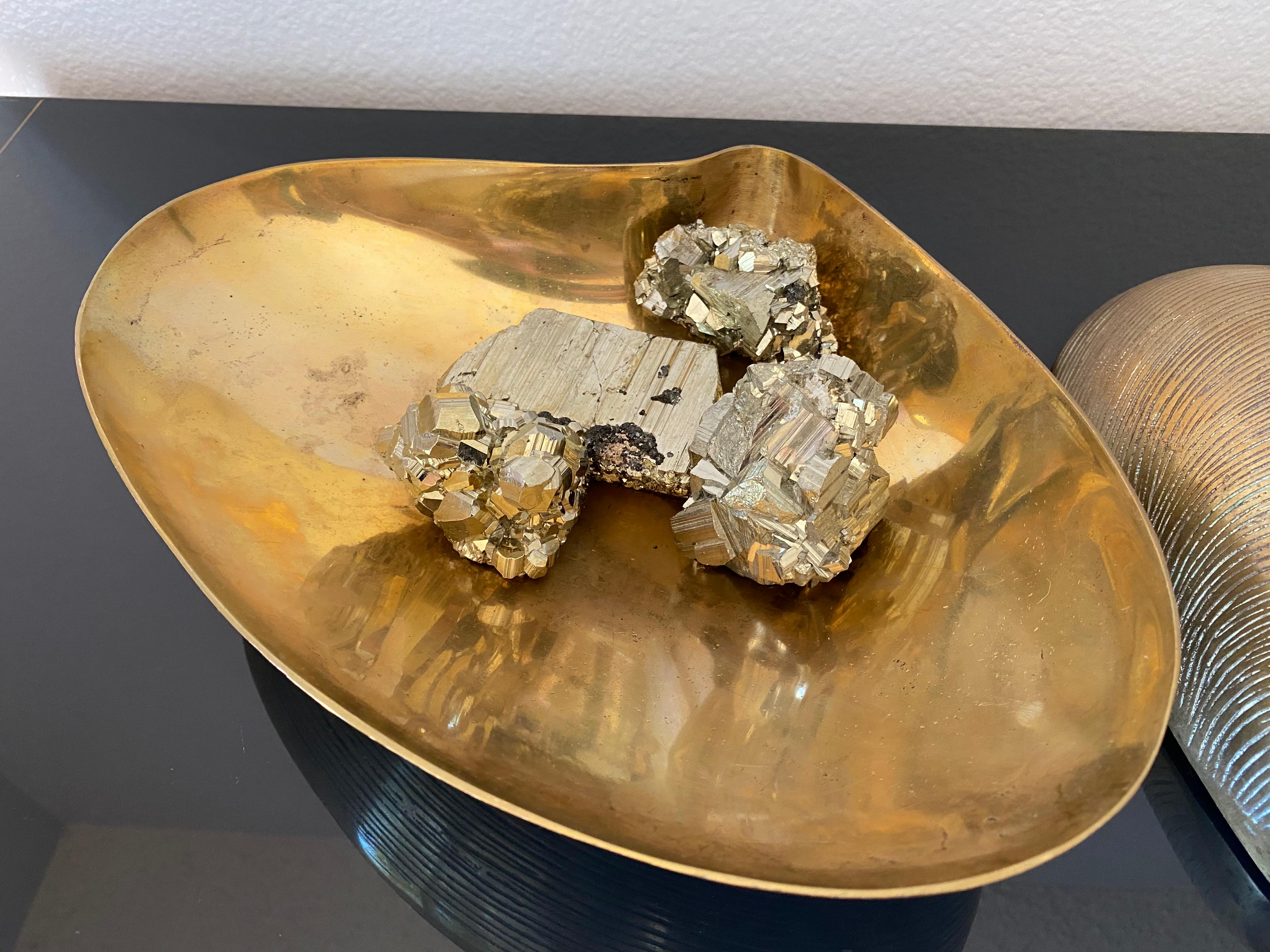 Brass Clam Shell Cachepot Catch All 4