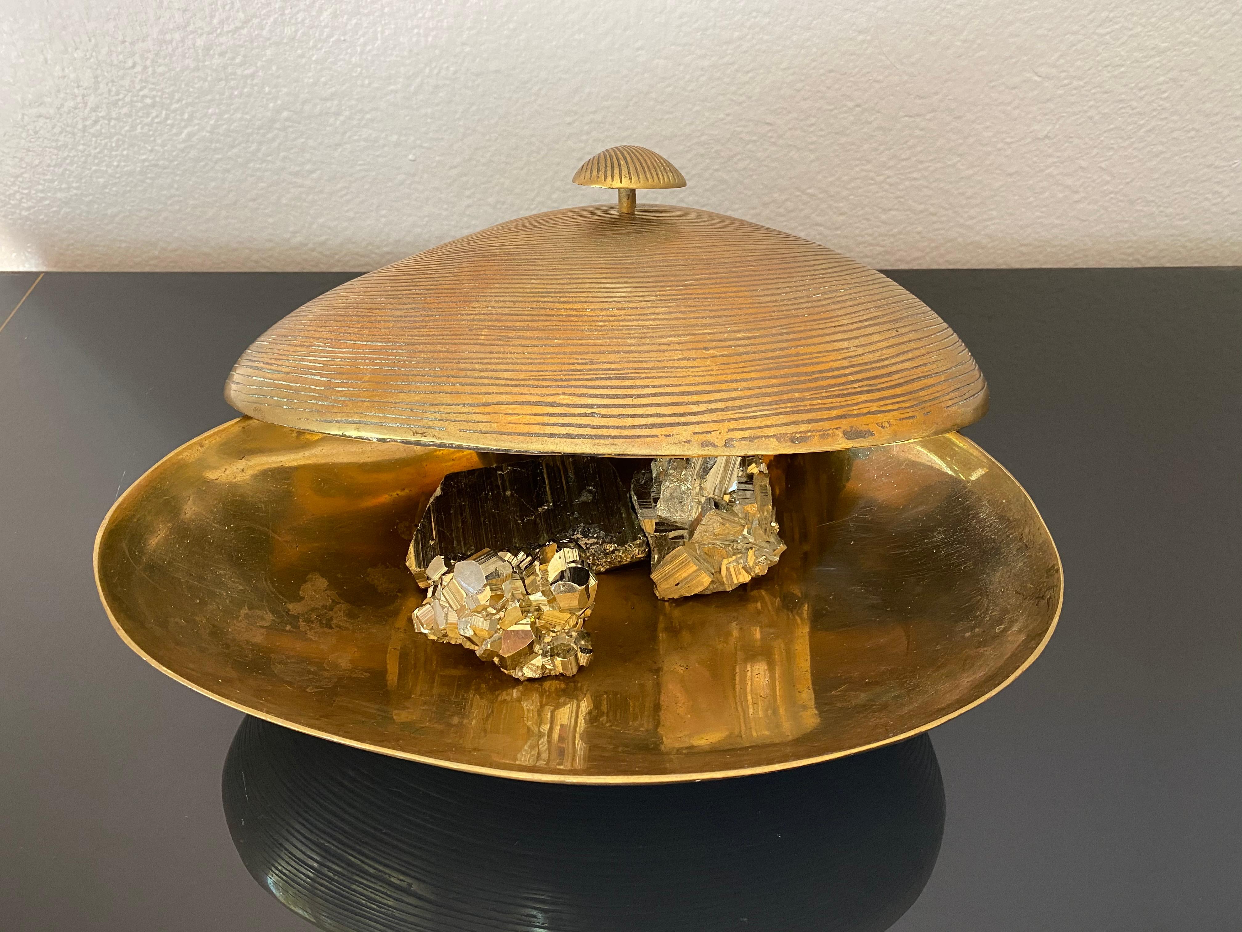 Brass Clam Shell Cachepot Catch All 2