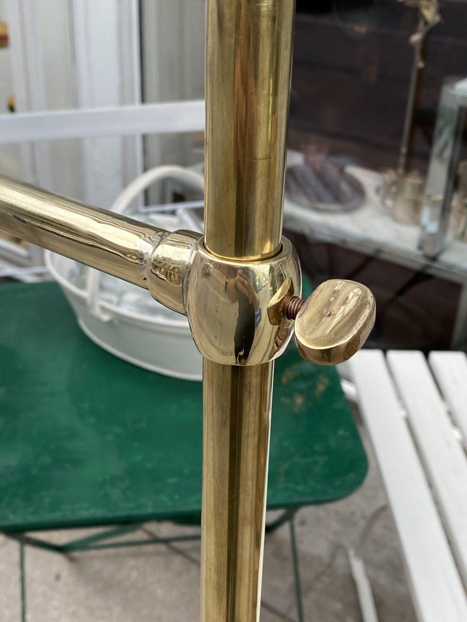 vintage brass clothes rail