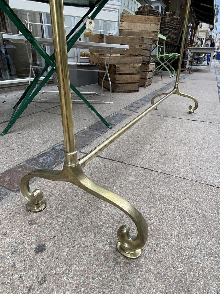 Brass Clothes Rail 1900s France at 1stDibs brass clothing rail, french clothes rail, vintage