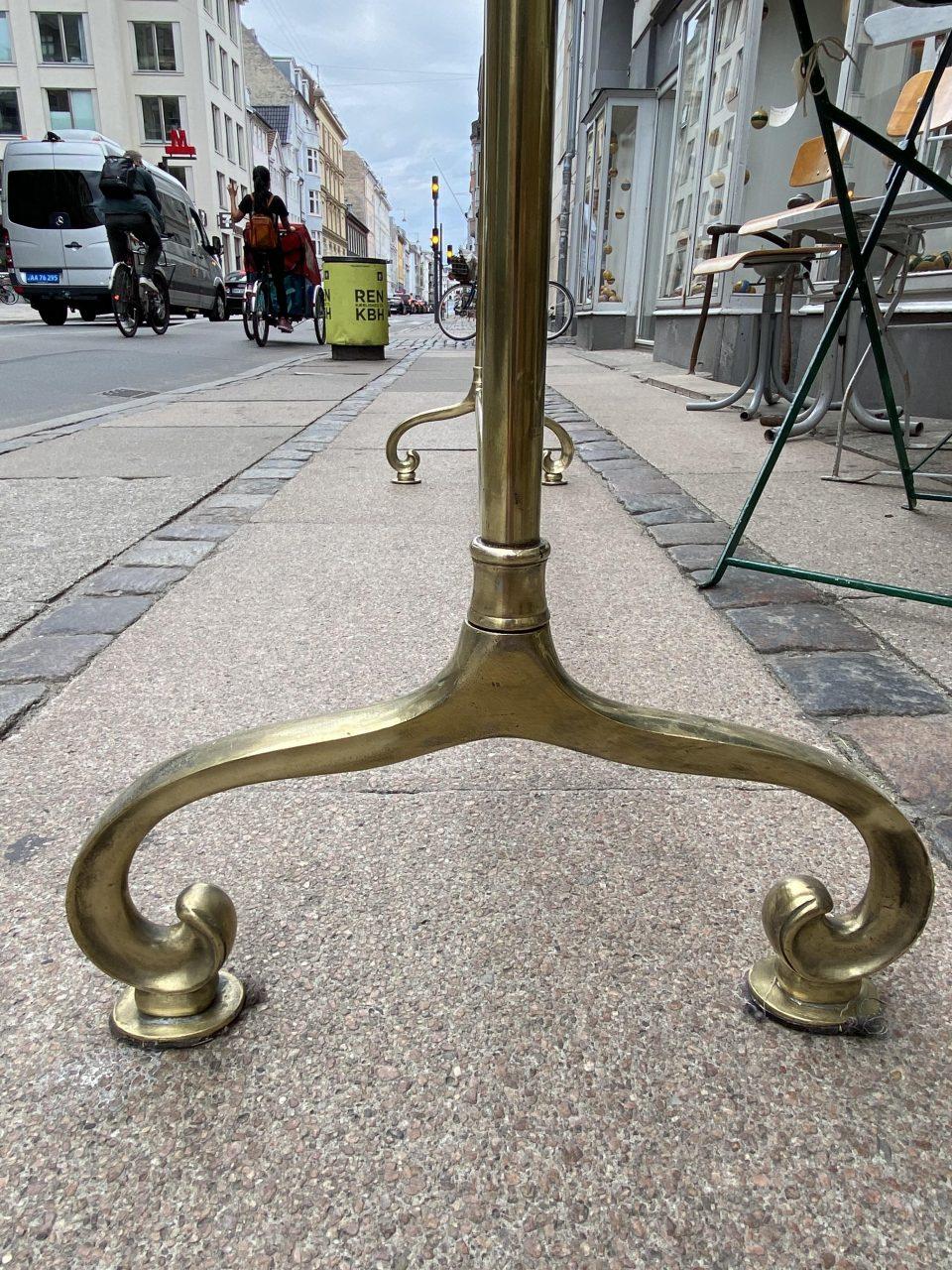 French Brass Clothes Rail 1900s France