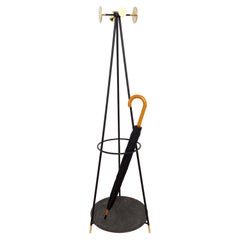 Brass Coat and Umbrella Stand by Comité De Proyectos