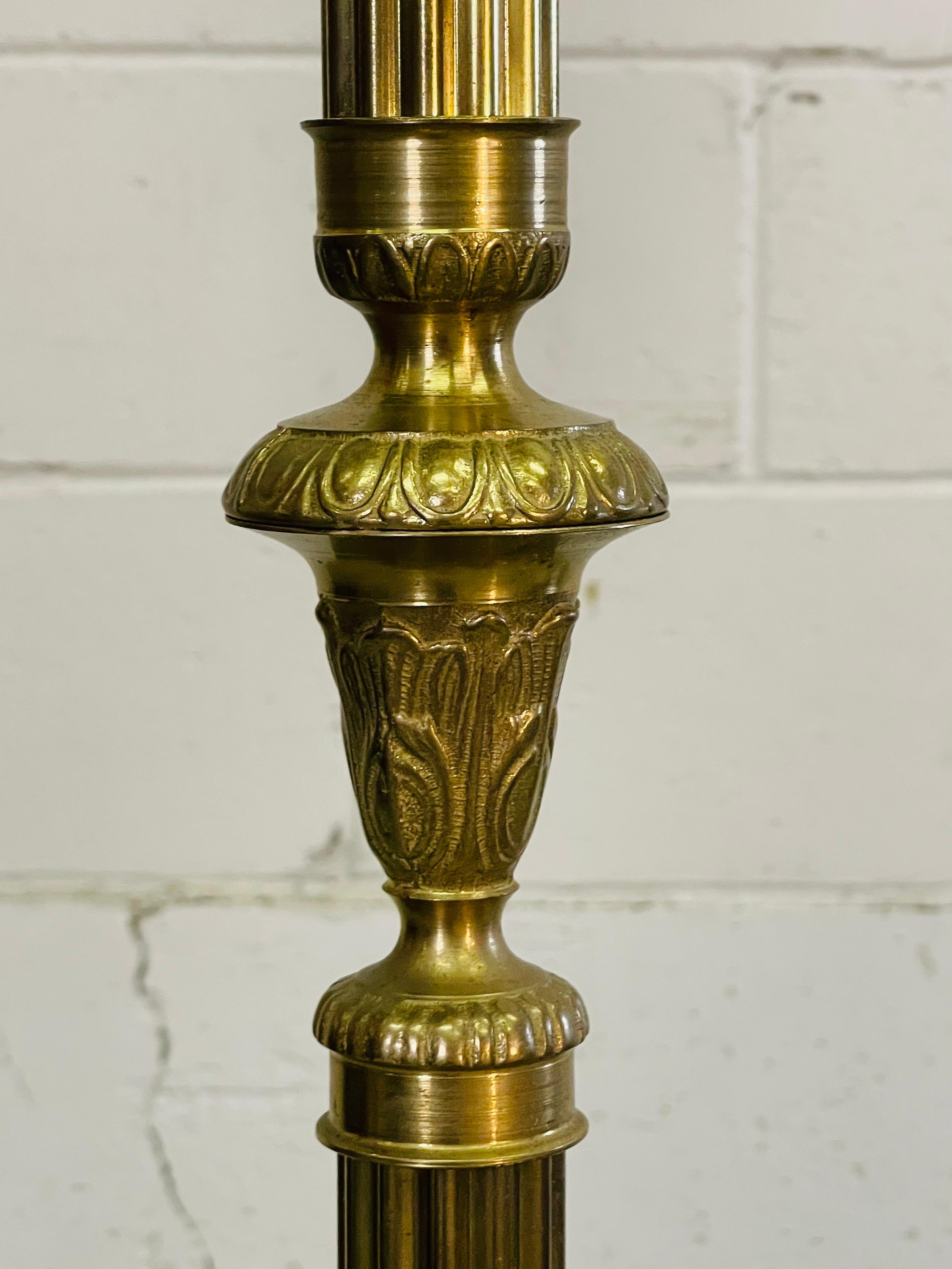 American Brass Coat Rack with Lion Head Accents