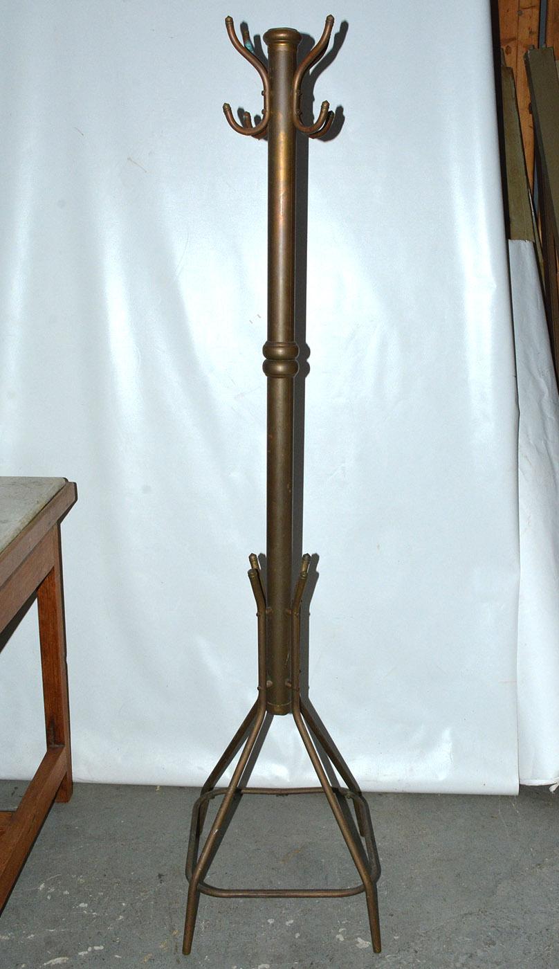 Brass Coat Tree at 1stDibs brass coat tree stand, antique brass coat tree