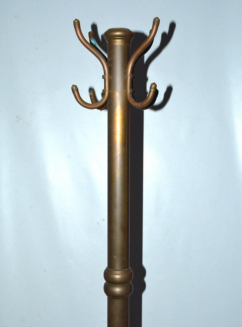 Brass Coat Tree at 1stDibs brass coat tree stand, antique brass coat tree