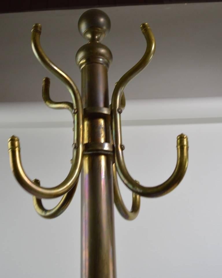 Brass Coat Tree at 1stDibs antique brass coat tree, brass coat tree