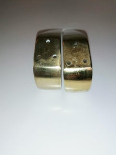 Brass Coat Wall Hooks a Set of Two