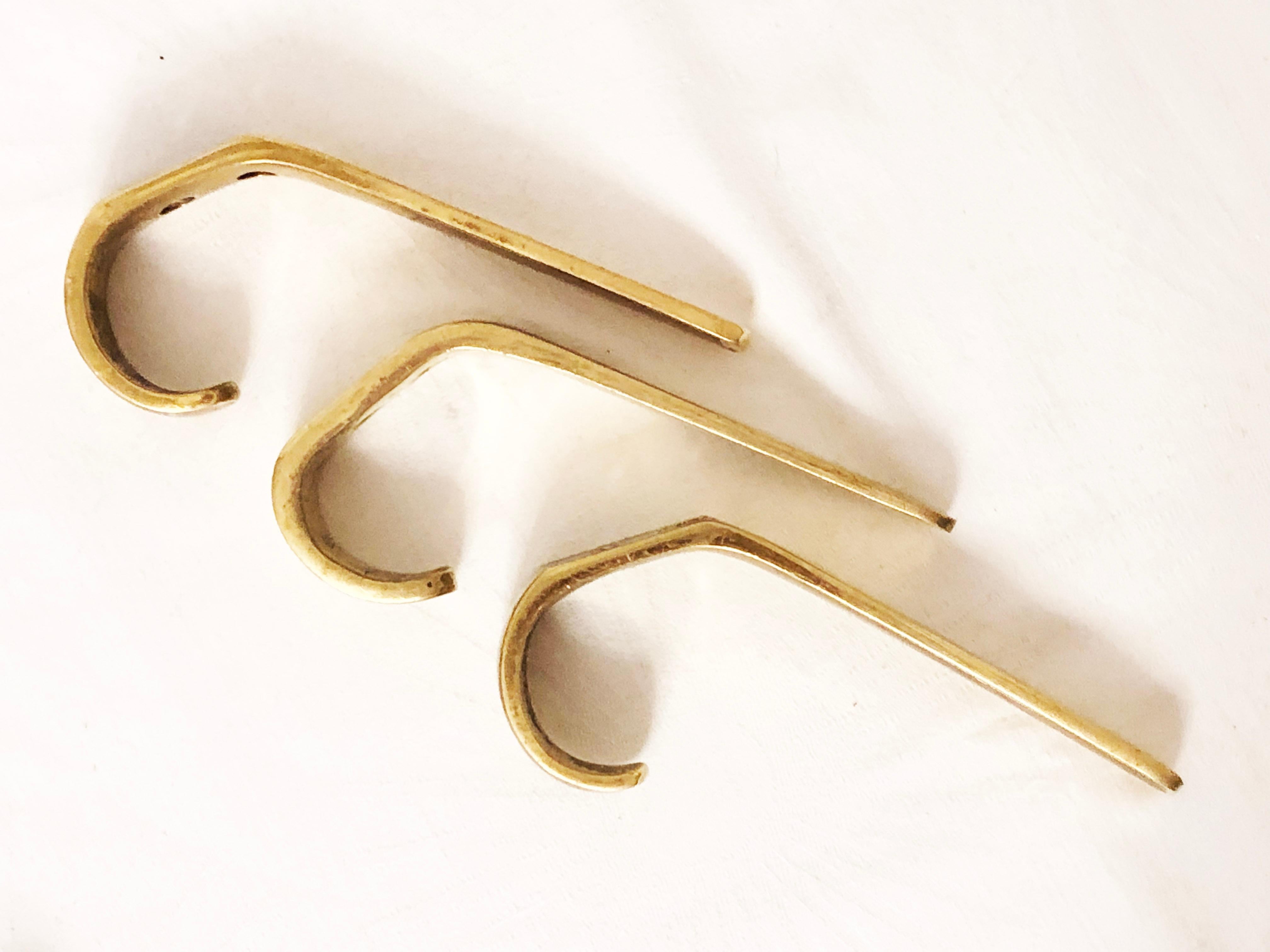 modern brass coat hooks