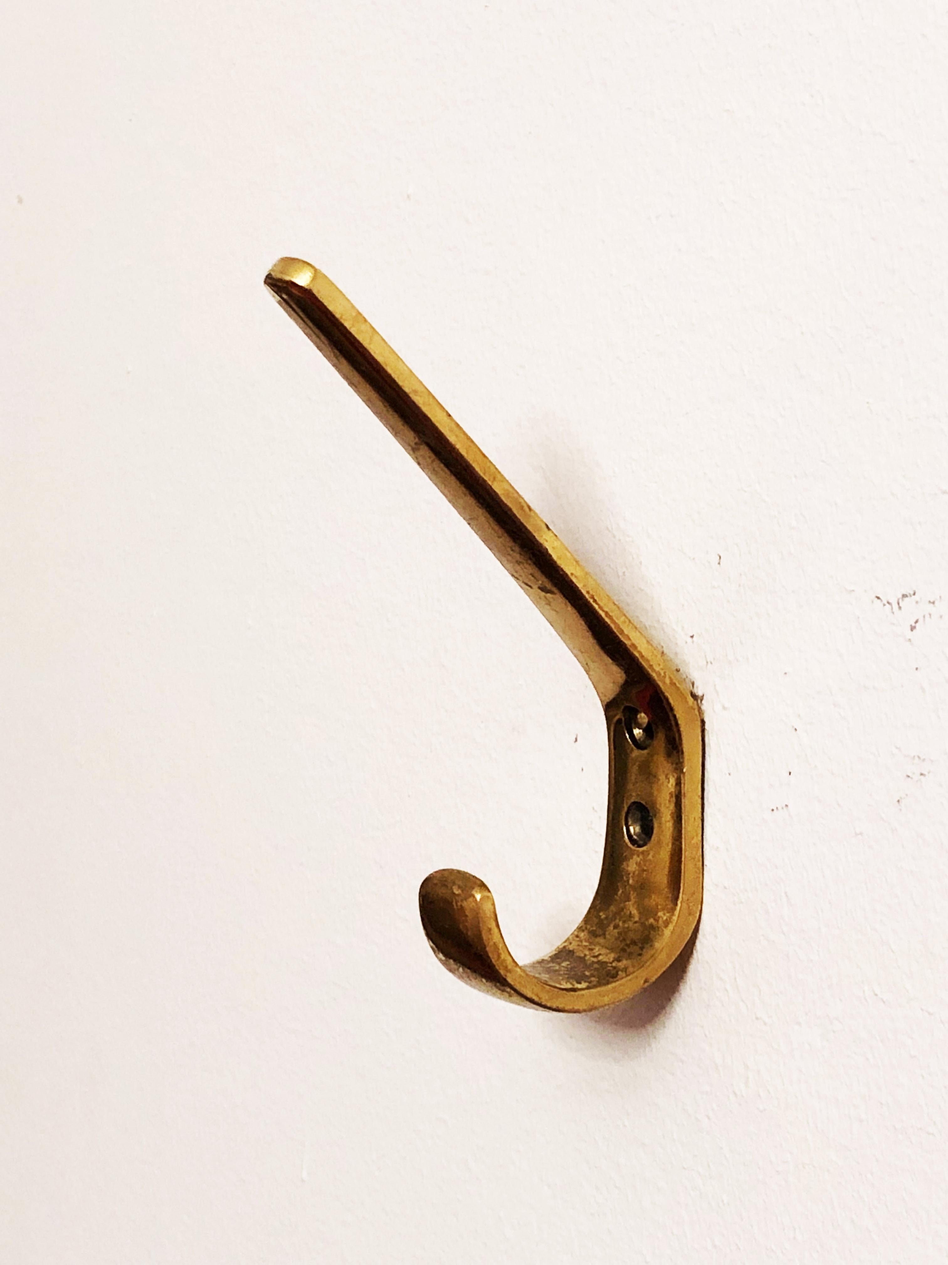 brass wall hooks modern