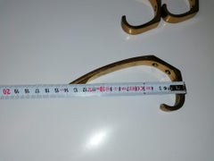 Brass Coat Wall Hooks by Hertha Baller