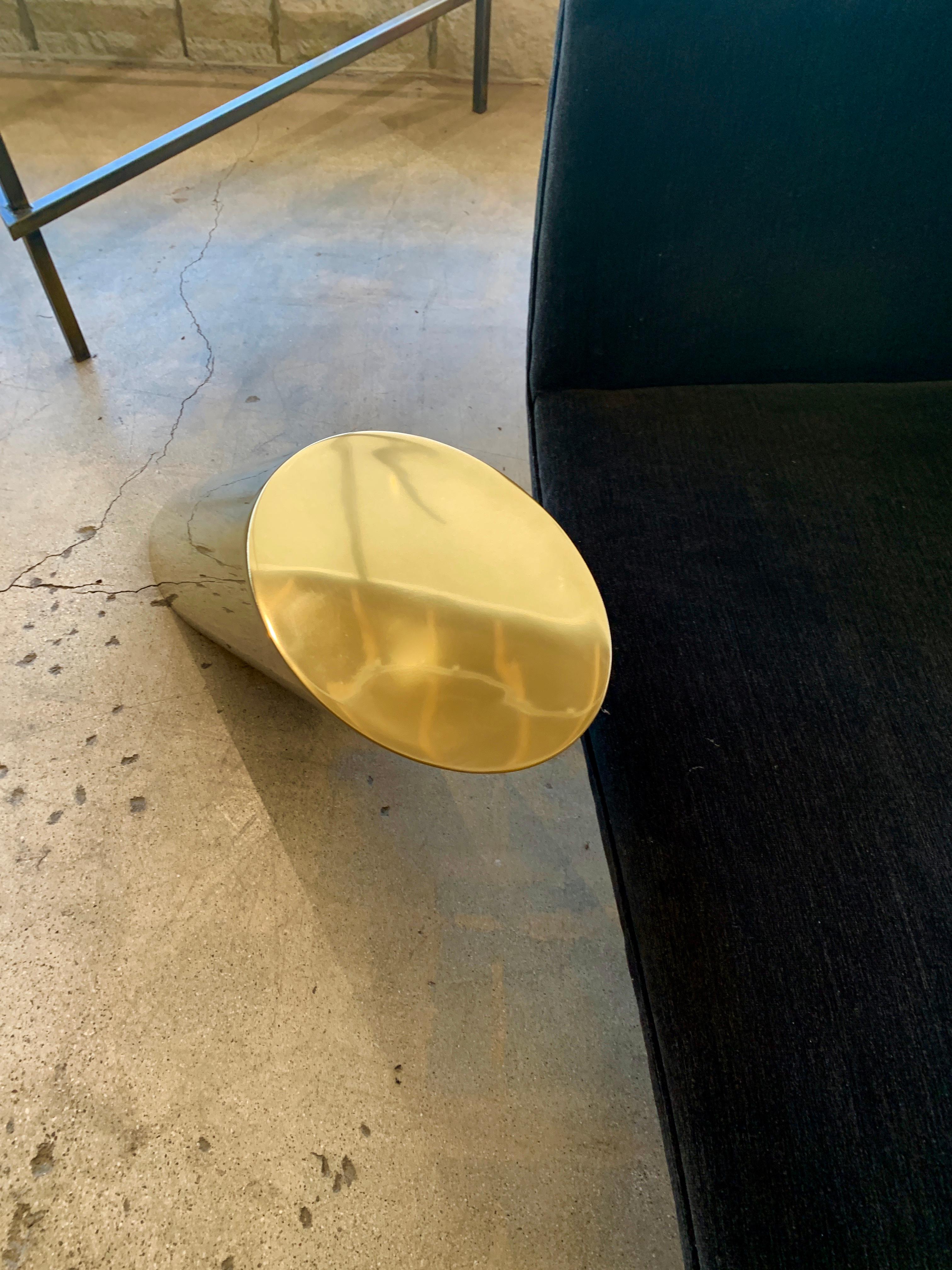 Brass Coated Cylinder Table 1