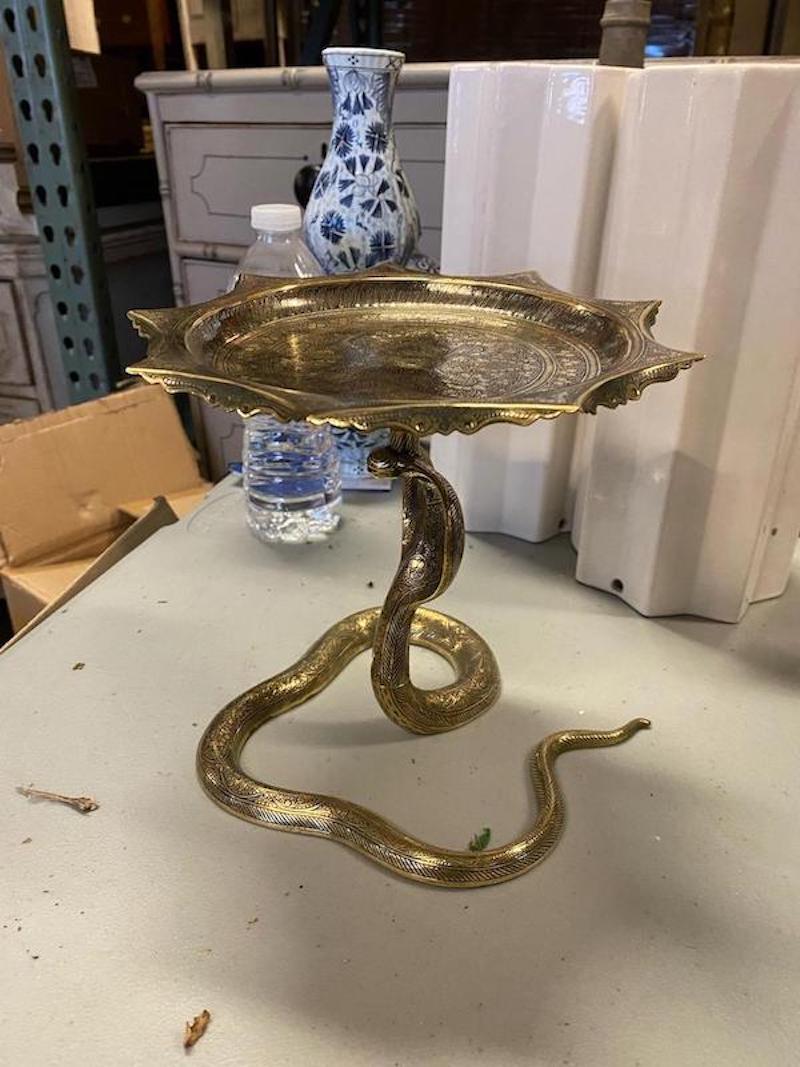 Brass Cobra Dish 6
