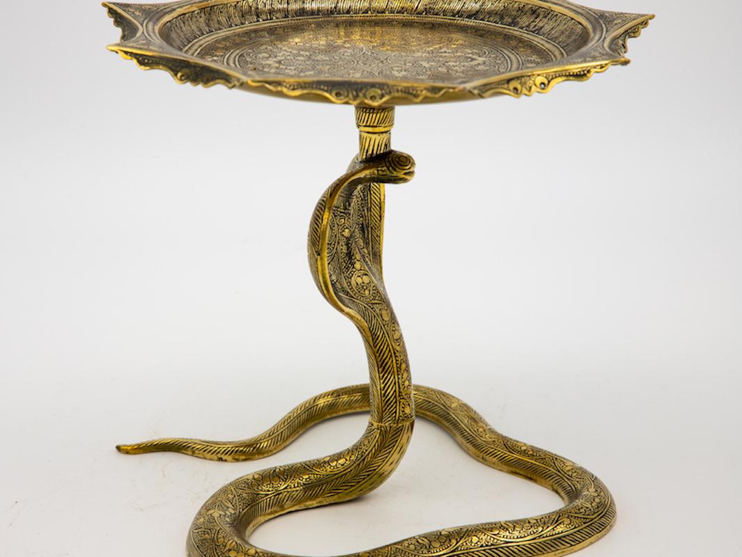 20th Century Brass Cobra Dish