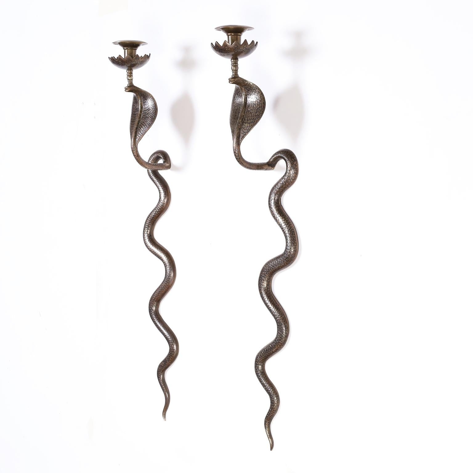 snake wall sconce