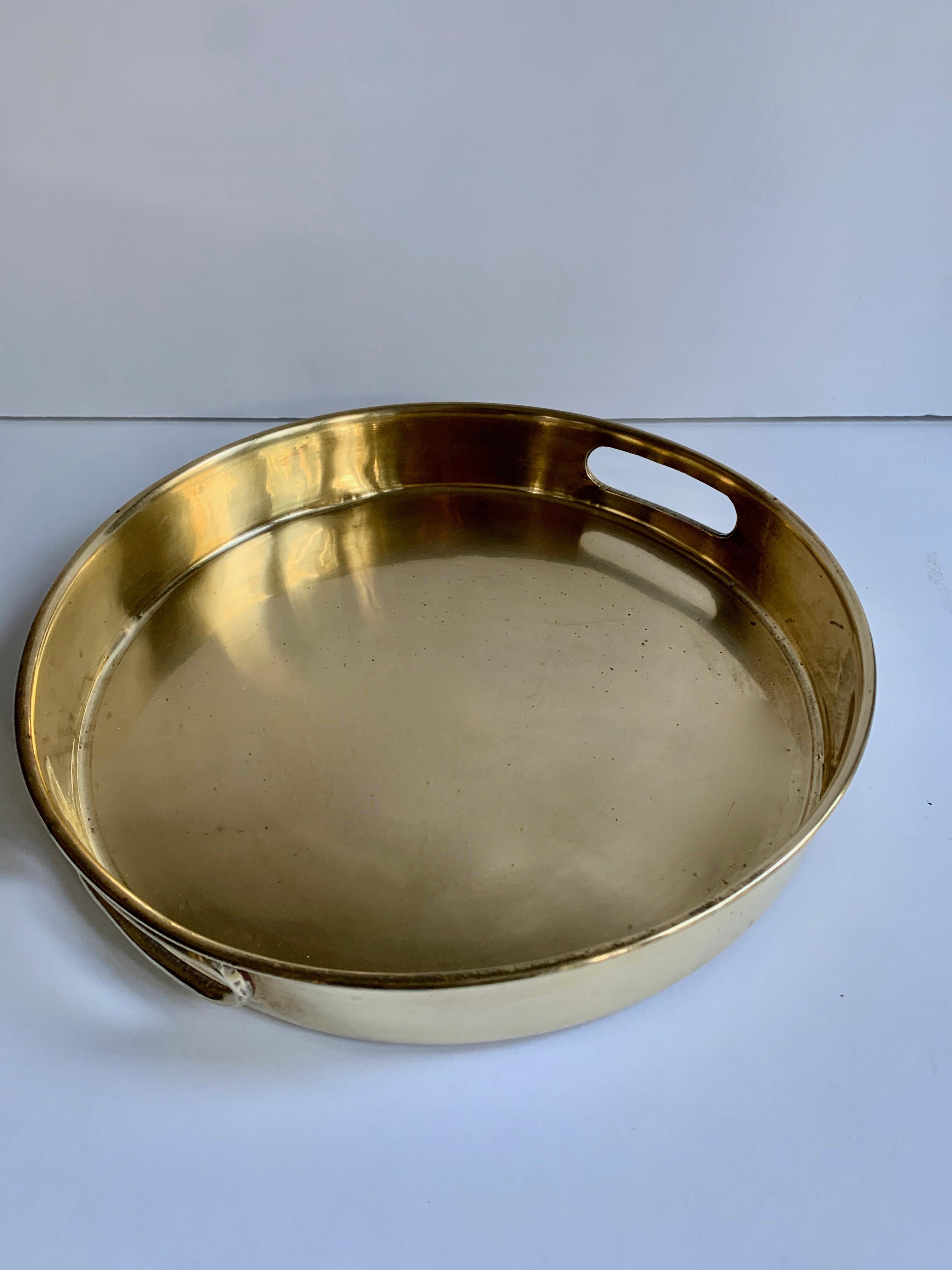 Brass Cocktail Tray In Good Condition In Los Angeles, CA