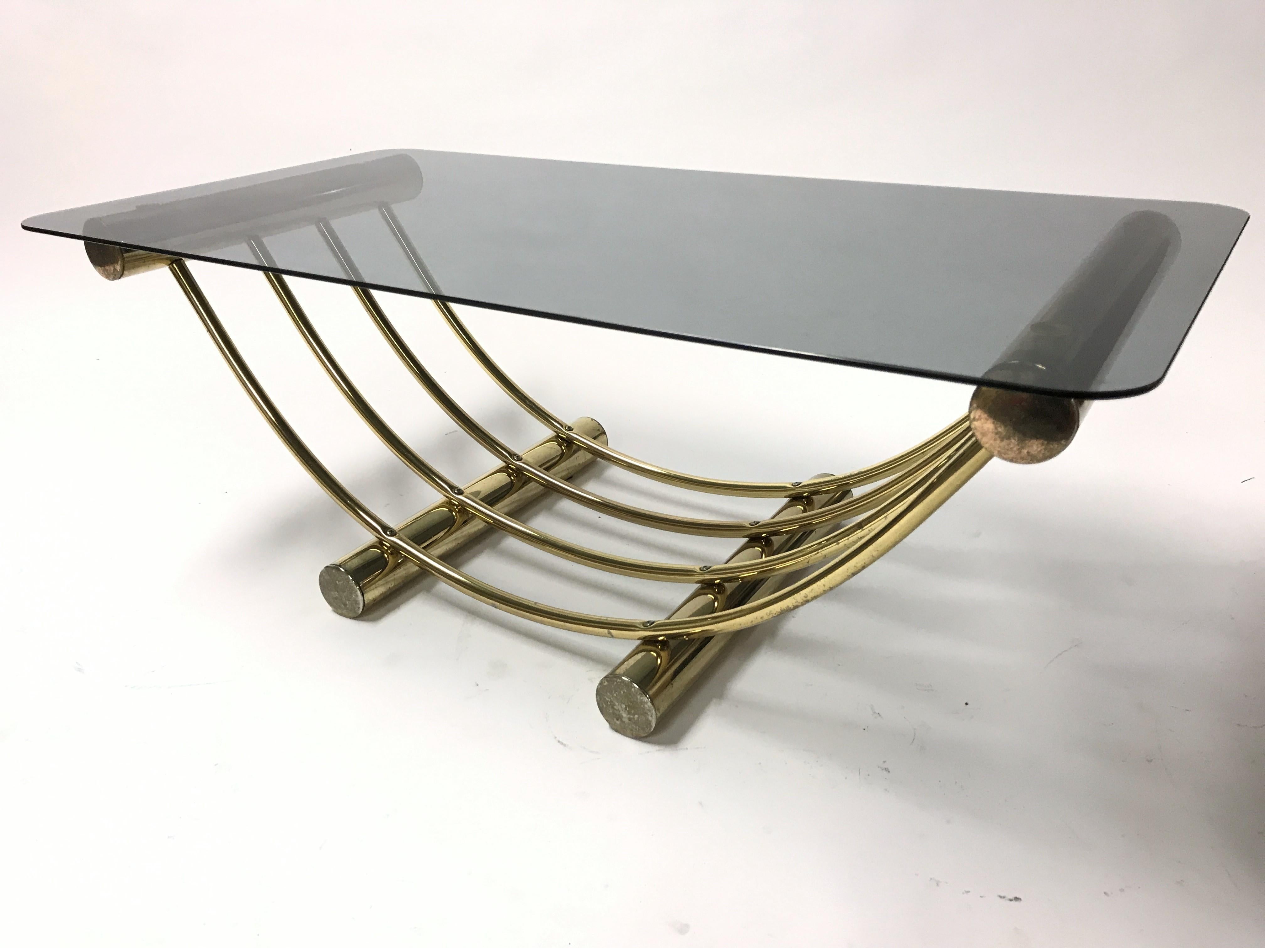 Brass Coffee Table, 1970s In Good Condition In HEVERLEE, BE