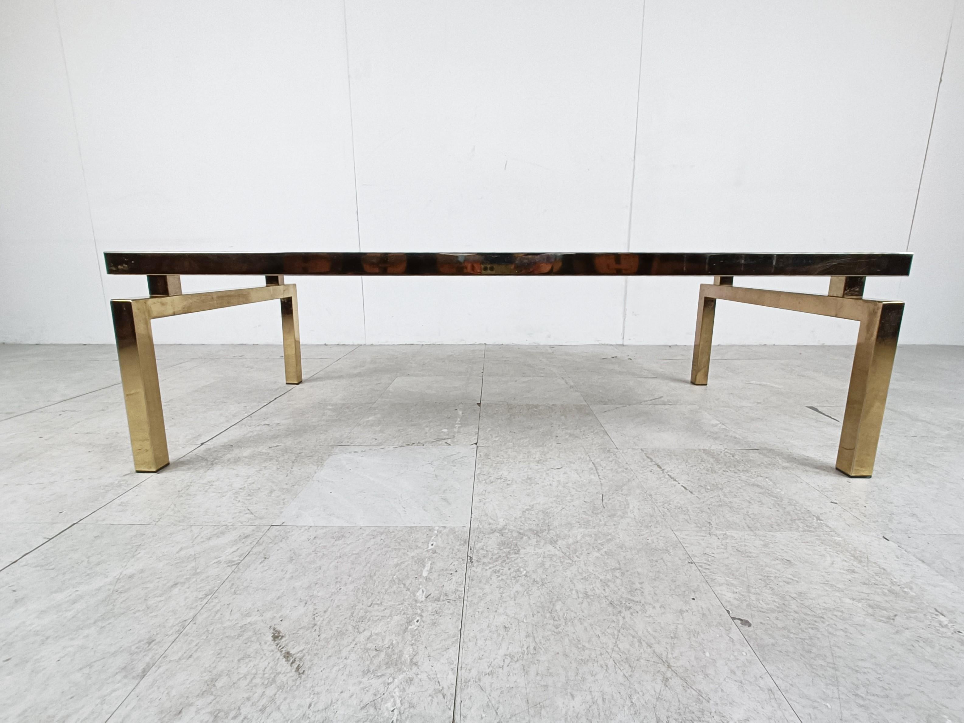 Brass Coffee Table by, 1970s In Fair Condition In HEVERLEE, BE