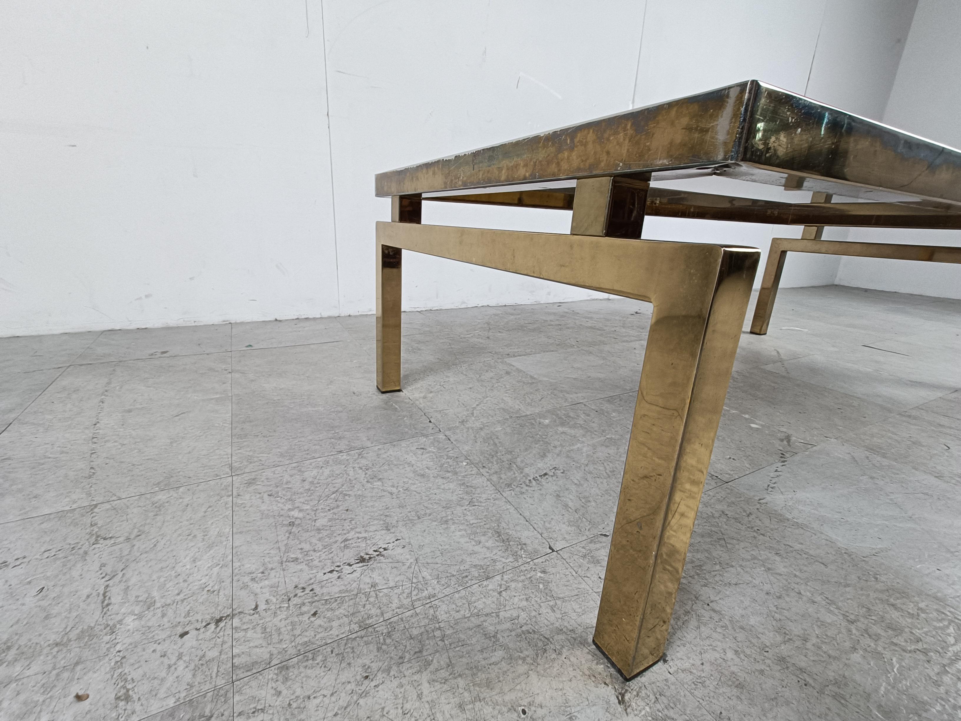 Brass Coffee Table by, 1970s 2