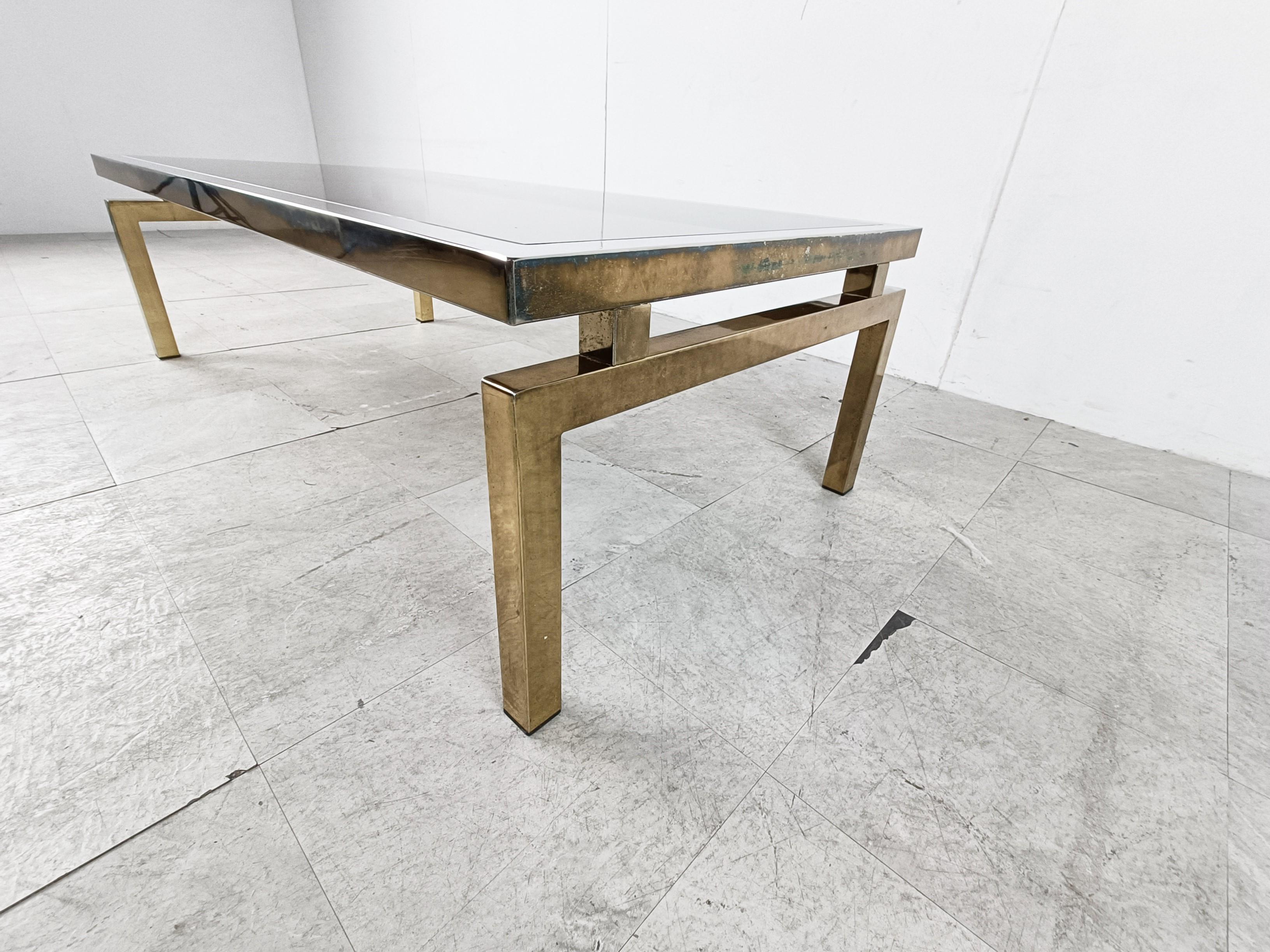 Brass Coffee Table by, 1970s 3