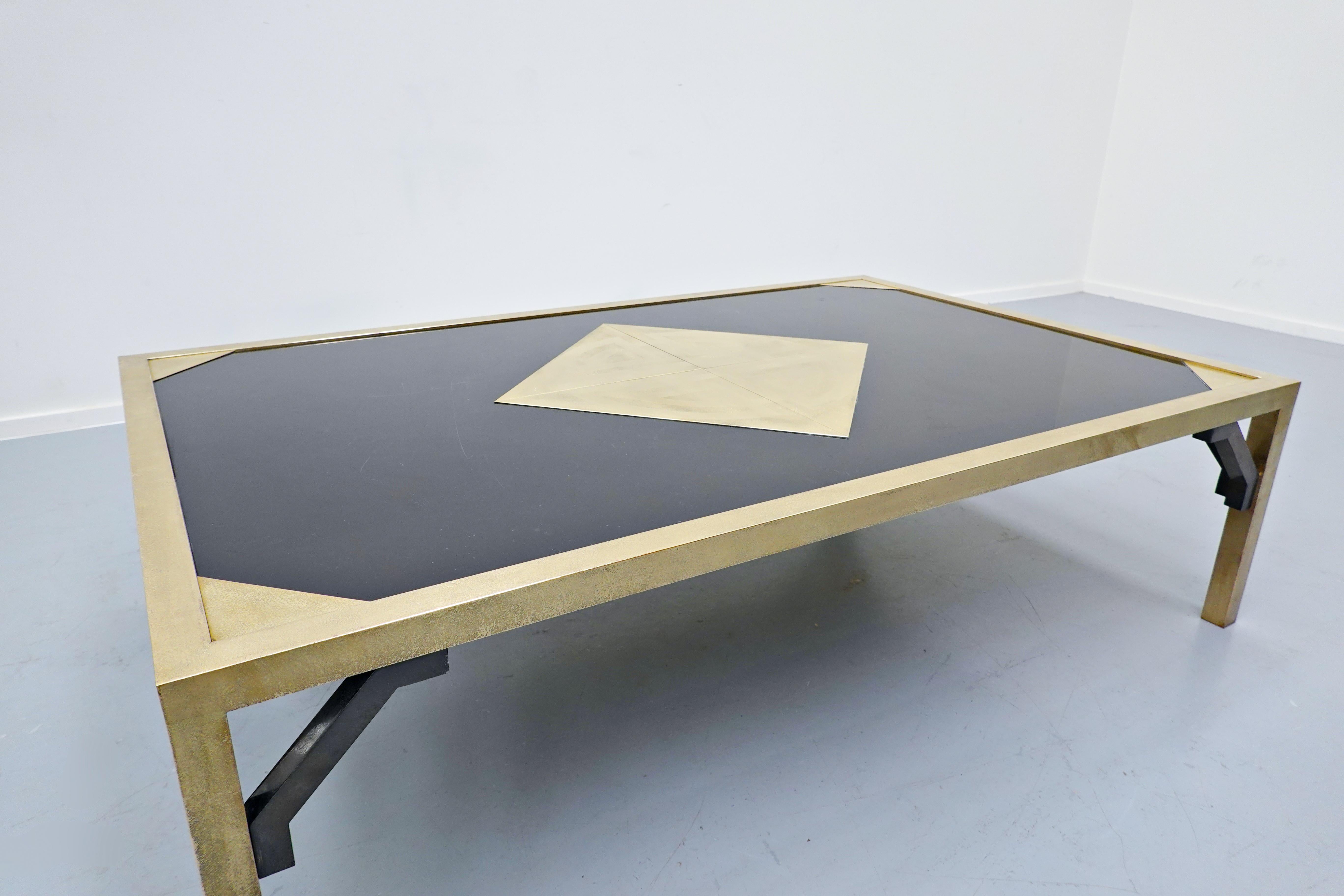 Mid-Century Modern Table basse Christian Krekels, Belgique, années 1970 en vente