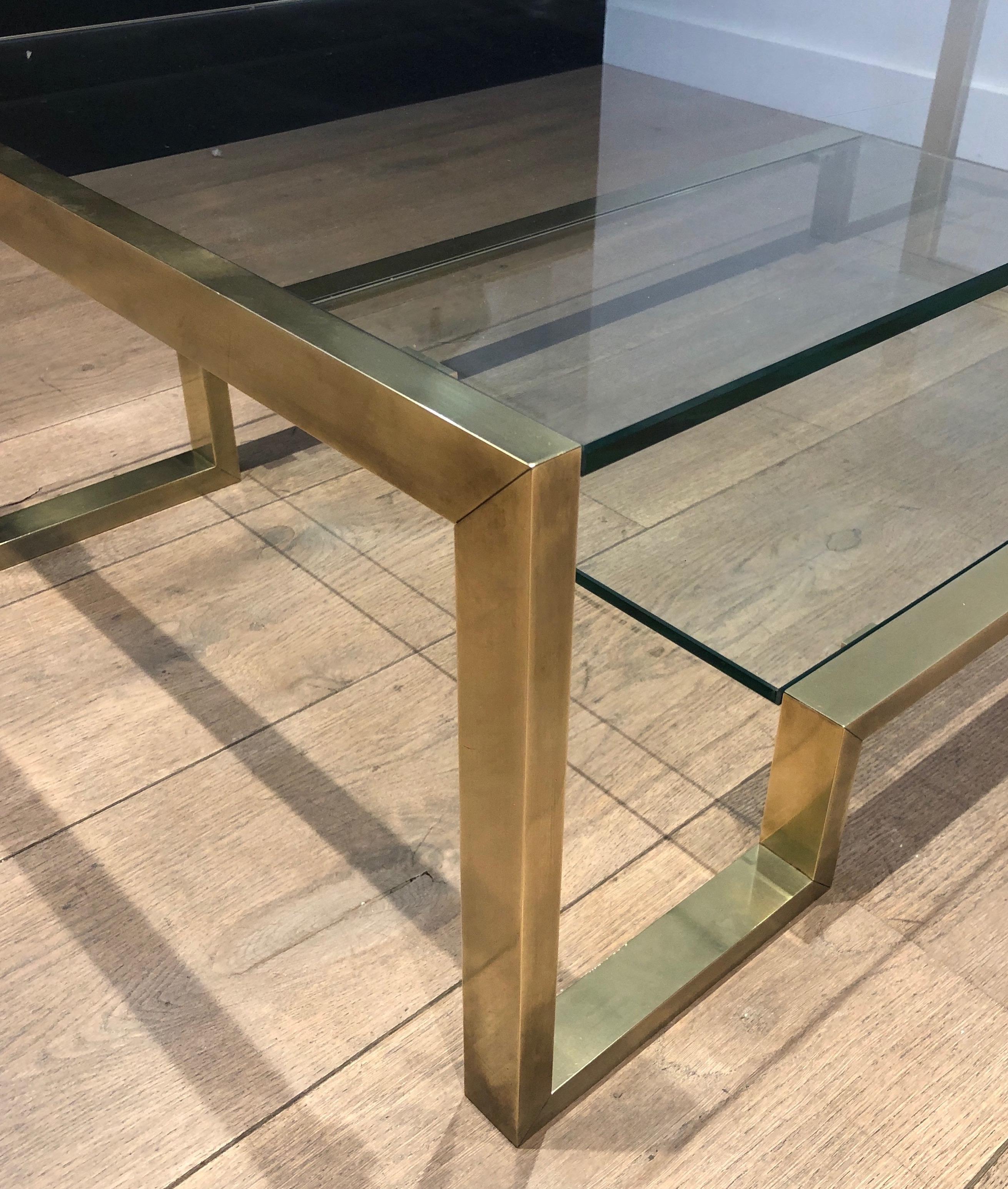 Brass Coffee Table by Guy Lefèvre for Maison Jansen 2