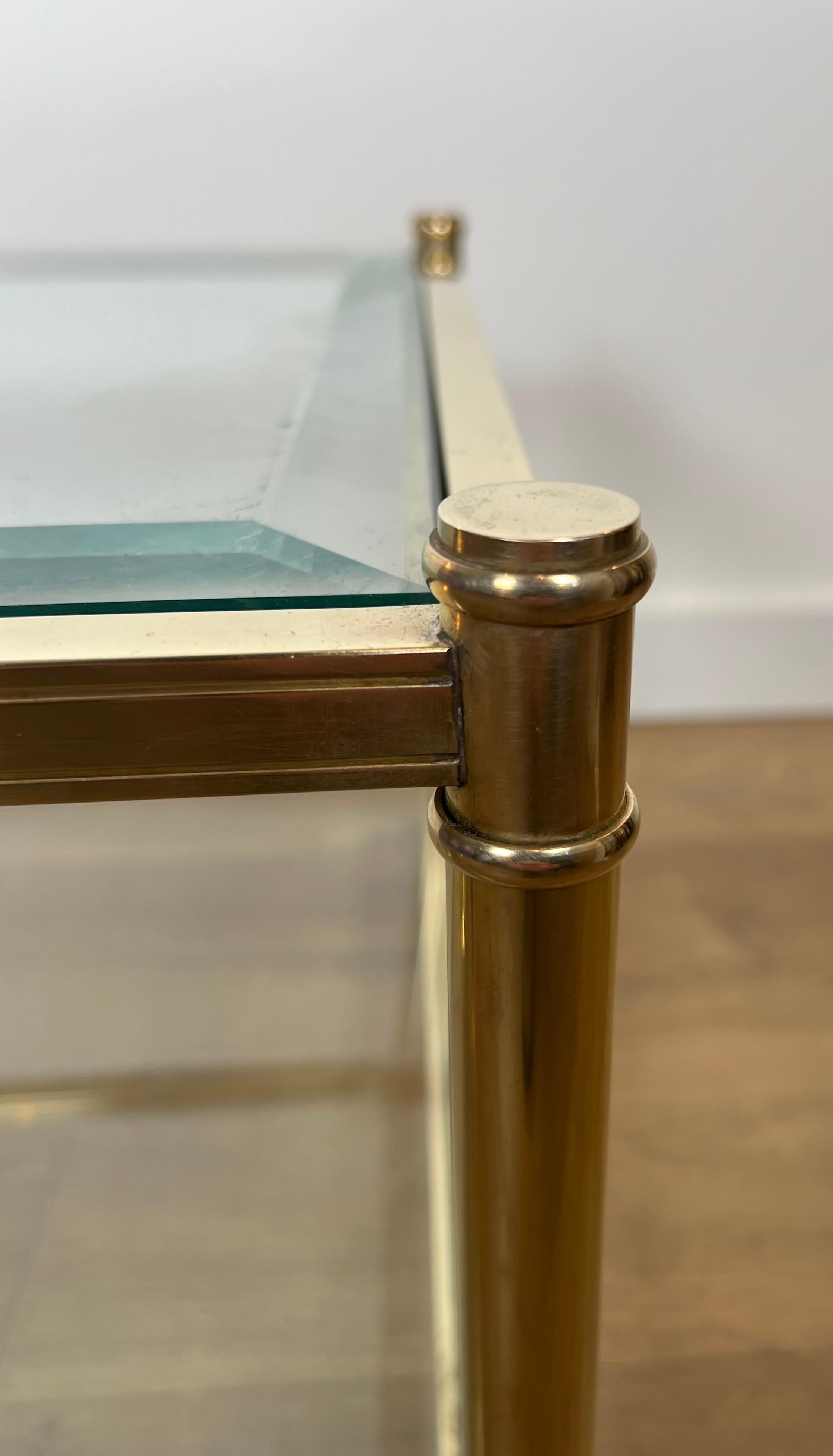 Table basse en laiton de Roche Bobois. Circa 1970 3