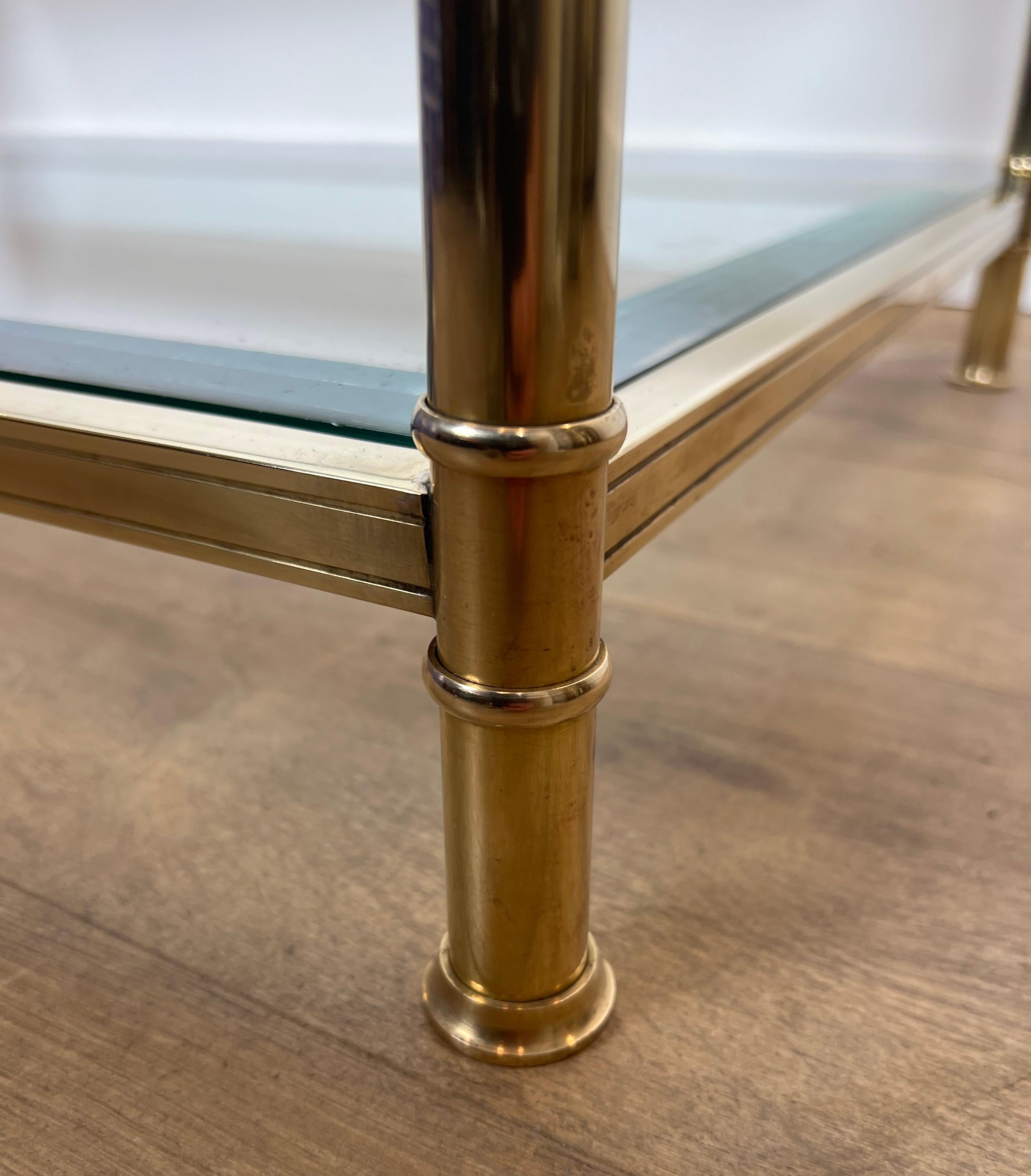 Table basse en laiton de Roche Bobois. Circa 1970 4