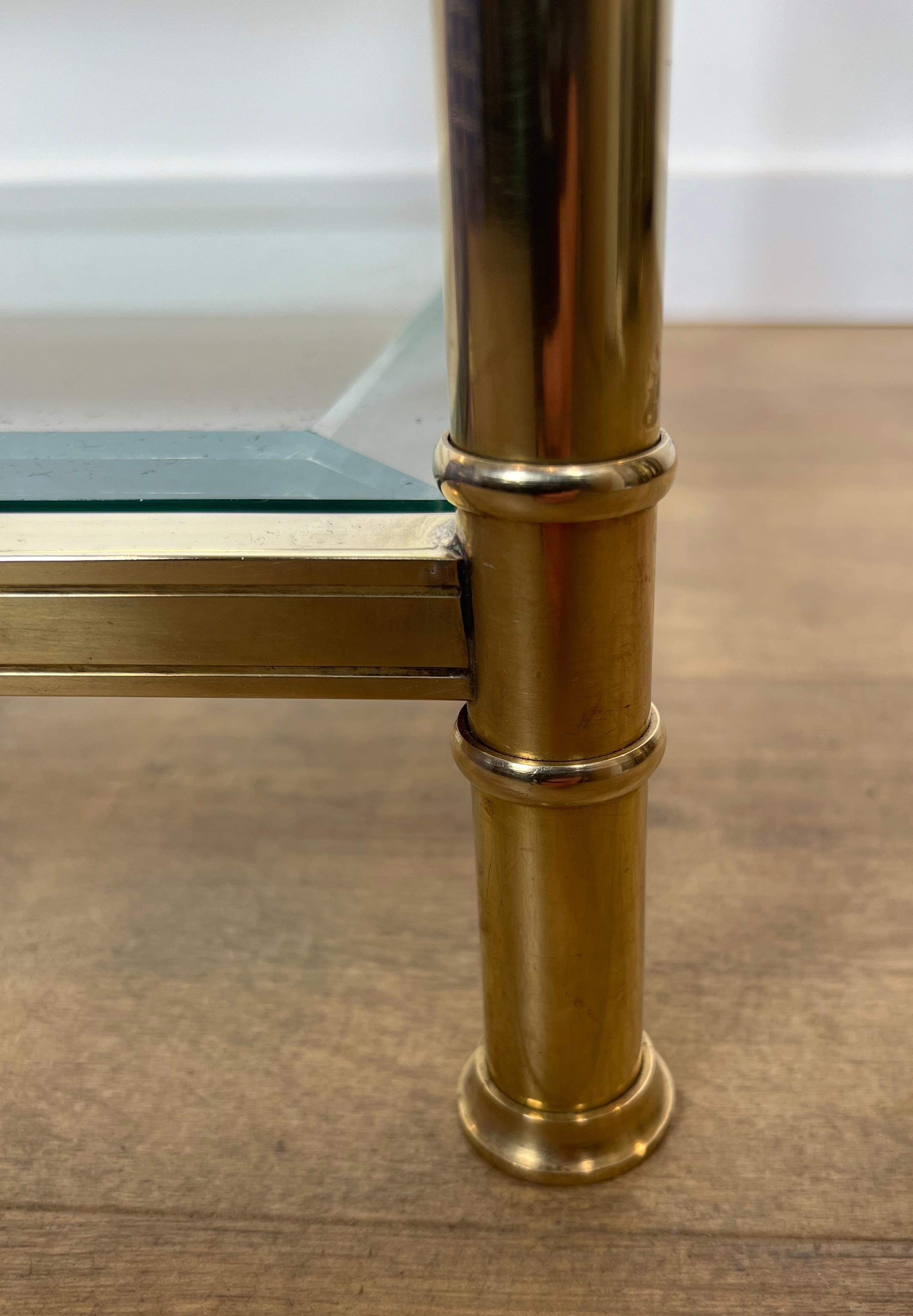 Table basse en laiton de Roche Bobois. Circa 1970 5