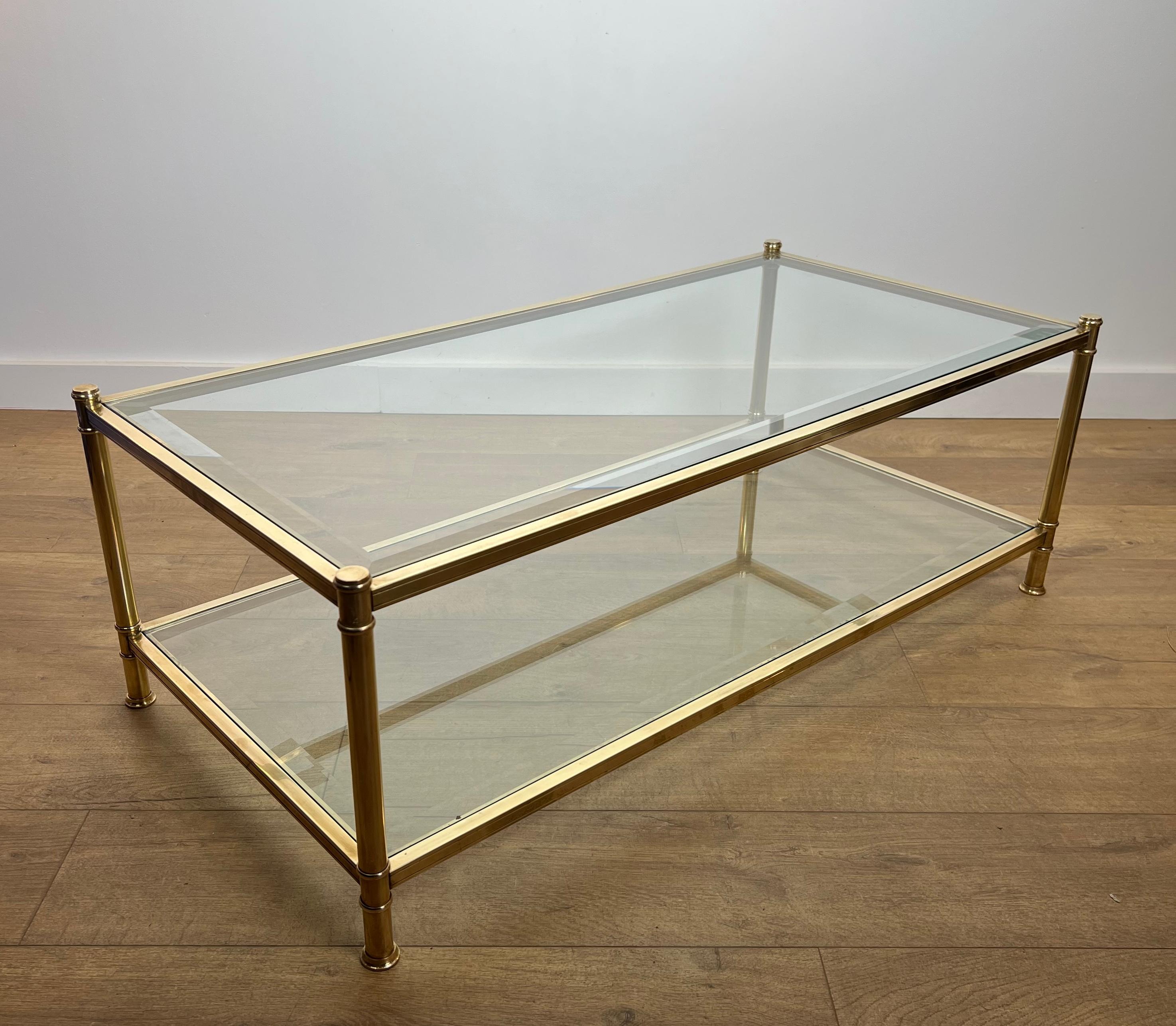Table basse en laiton de Roche Bobois. Circa 1970 8