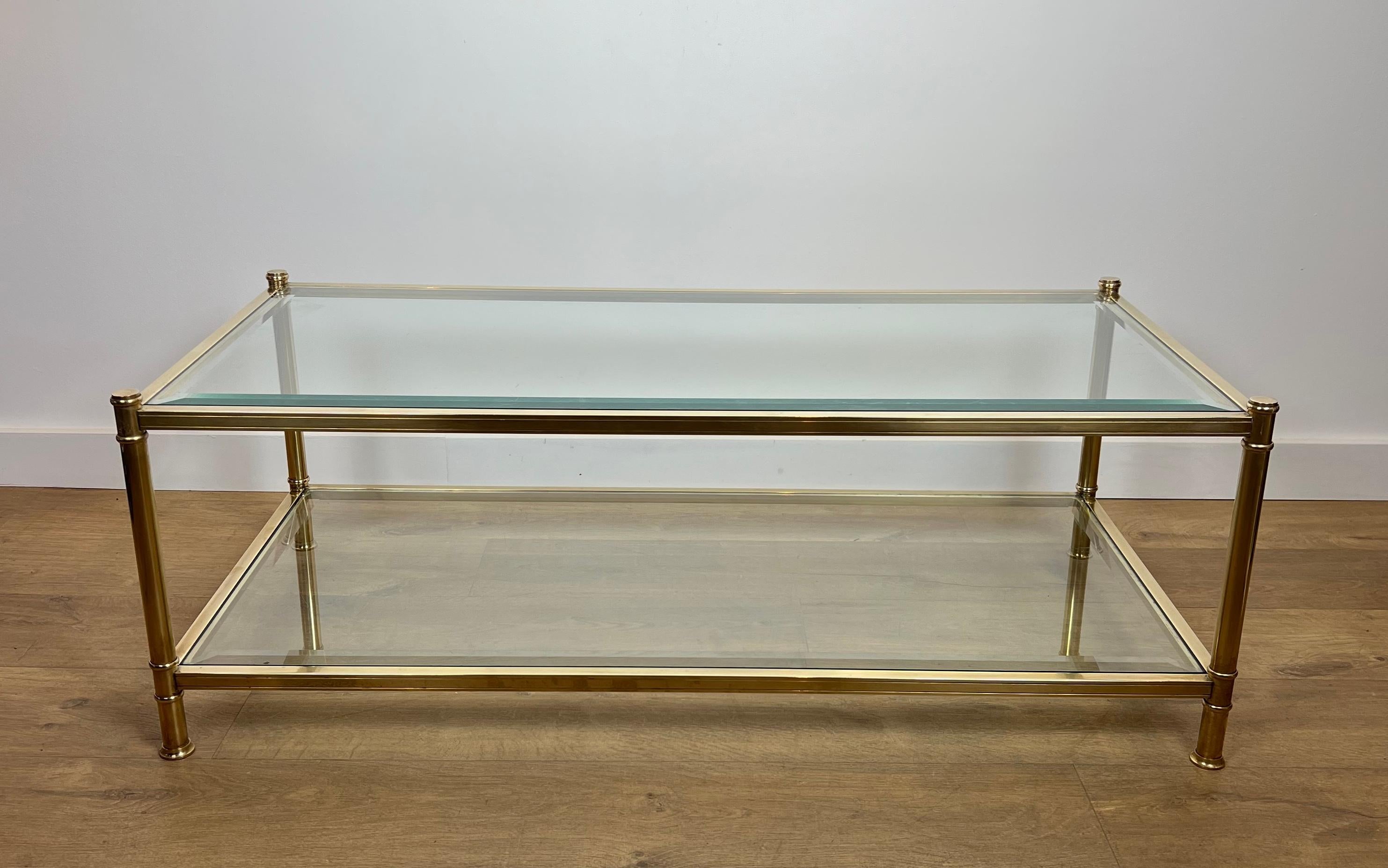 Table basse en laiton de Roche Bobois. Circa 1970 9