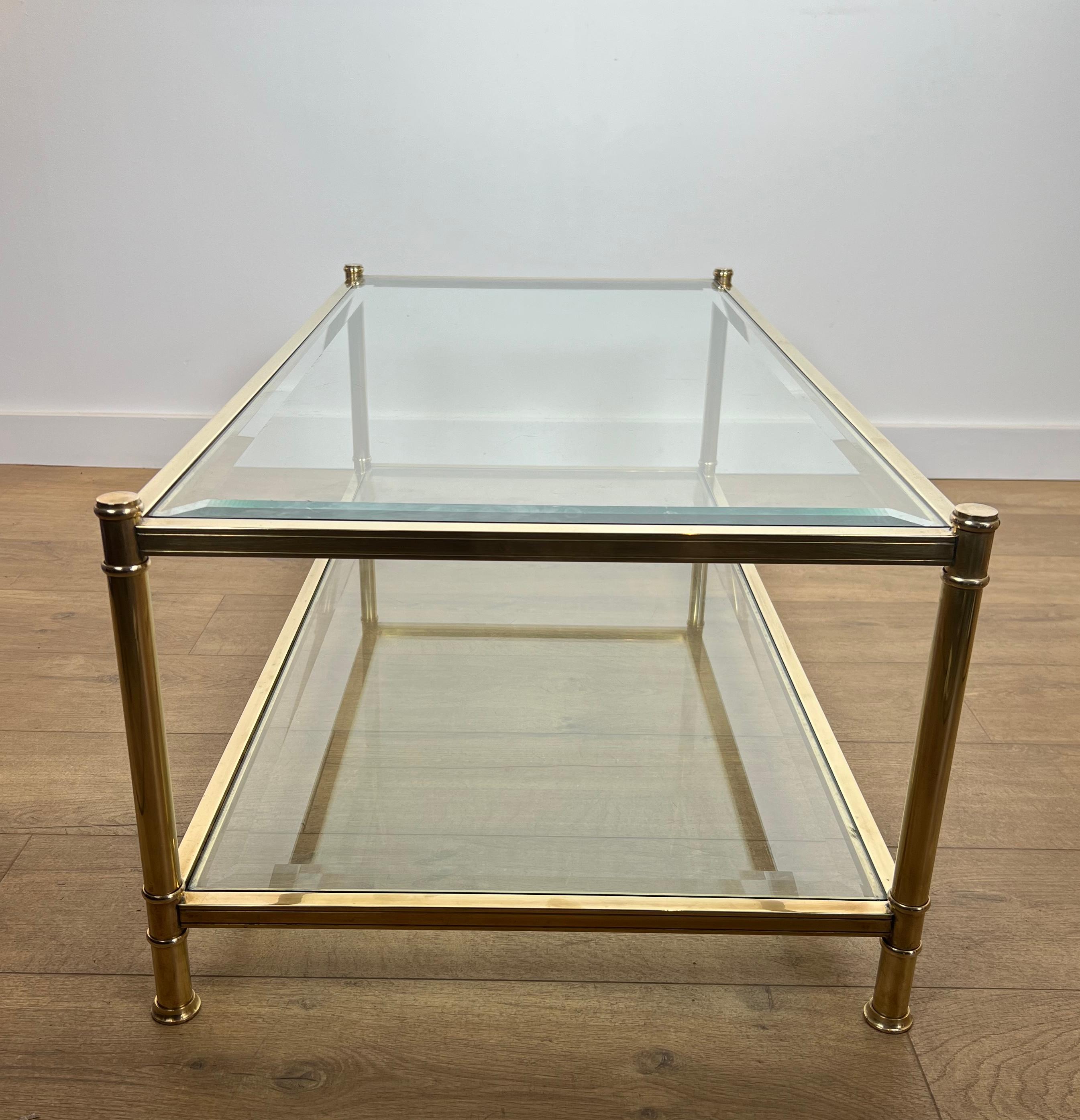 Table basse en laiton de Roche Bobois. Circa 1970 1